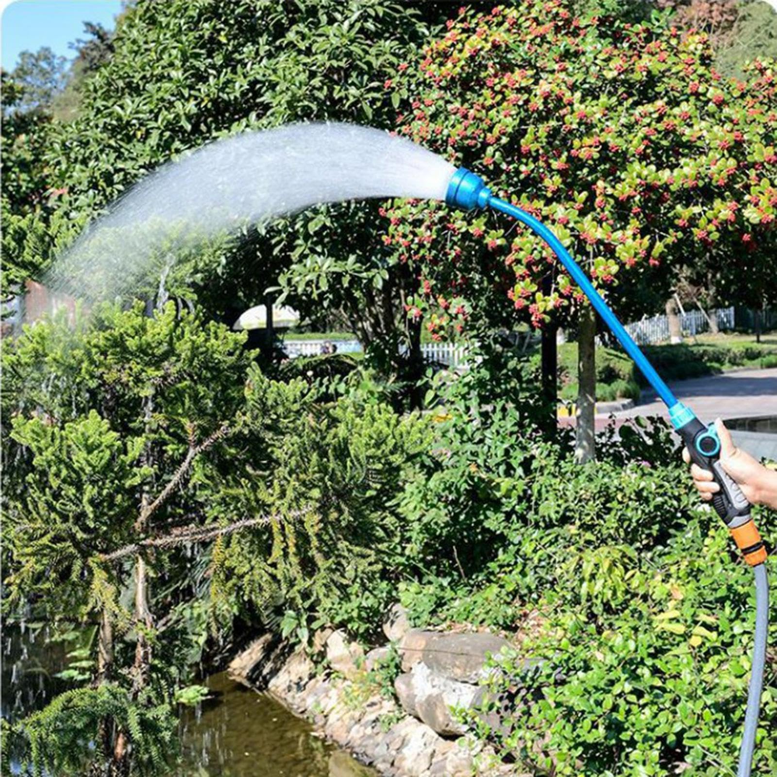 Lanzas de Riego, Lanzas de de Jardín de Aleación de Aluminio, Pulverizador de de Jardín Larga con para Cestas de, Longitud 60 Cm