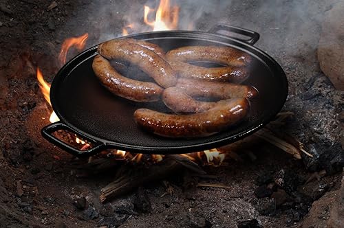 Miniatura 12 de Home-Complete - Juego de 3 sartenes de hierro fundido pre-sazonadas con tamaños de 10 pulgadas, 8 pulgadas y 6 pulgadas, utensilios de cocina