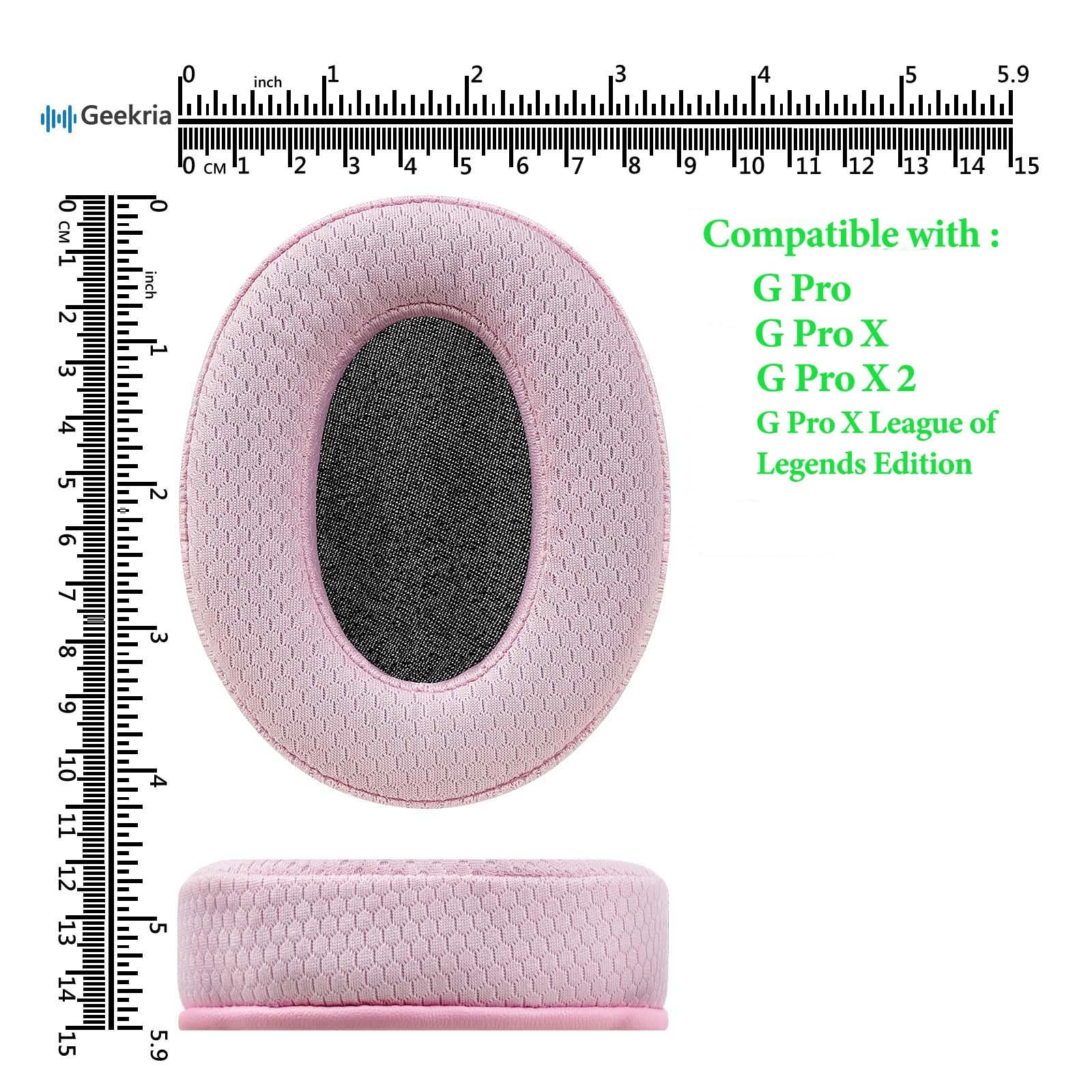 Almohadillas De Repuesto Para Auriculares G Pro/G Pro X Gaming - Almohadillas Para Auriculares Para Auriculares G Pro/G Pro X Gaming ( Almohadillas De Franela + Diadema De Punto