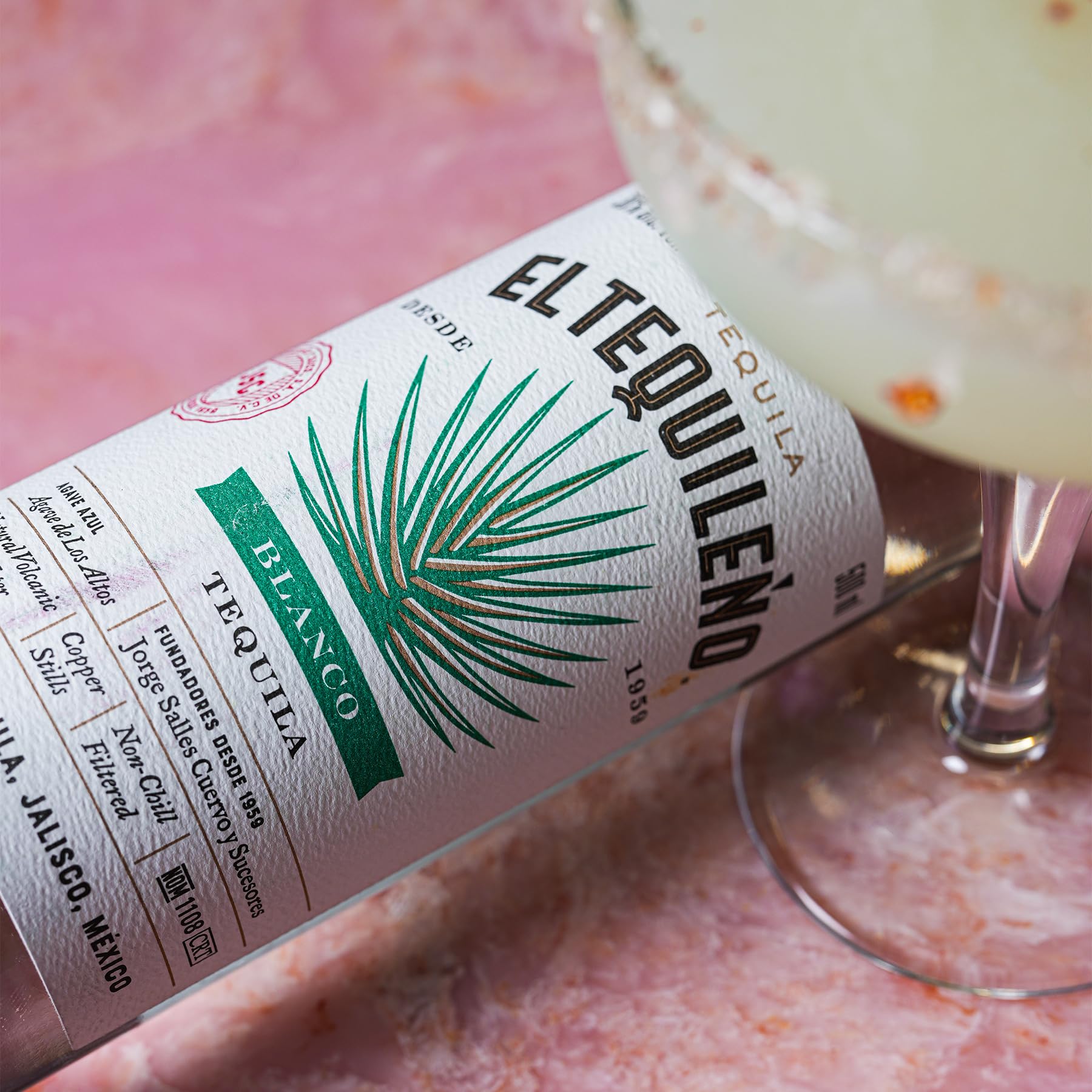 El Tequileño Blanco Tequila 38% Vol. 0,5l
