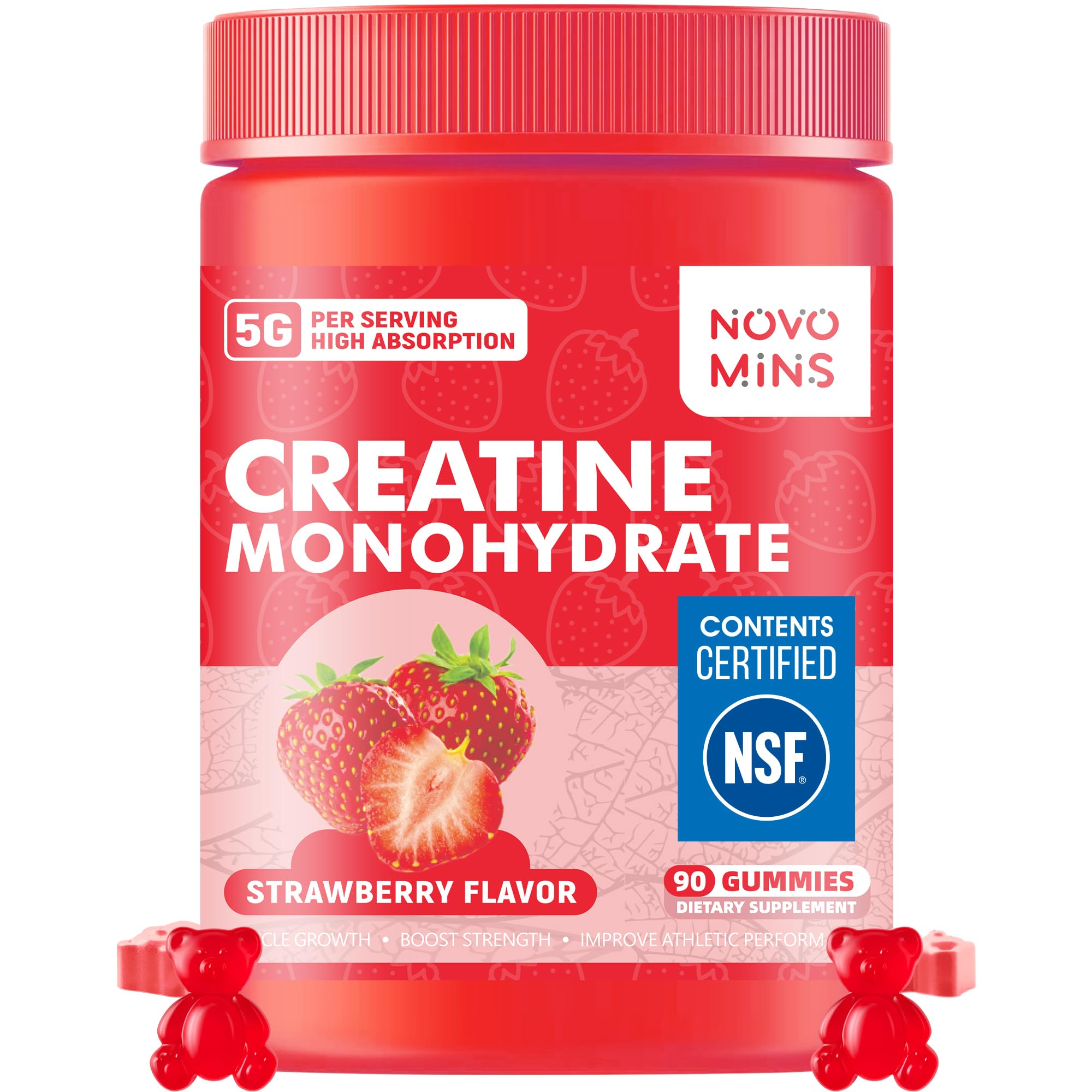 Novomins Creatine Monohydrate Gummies
