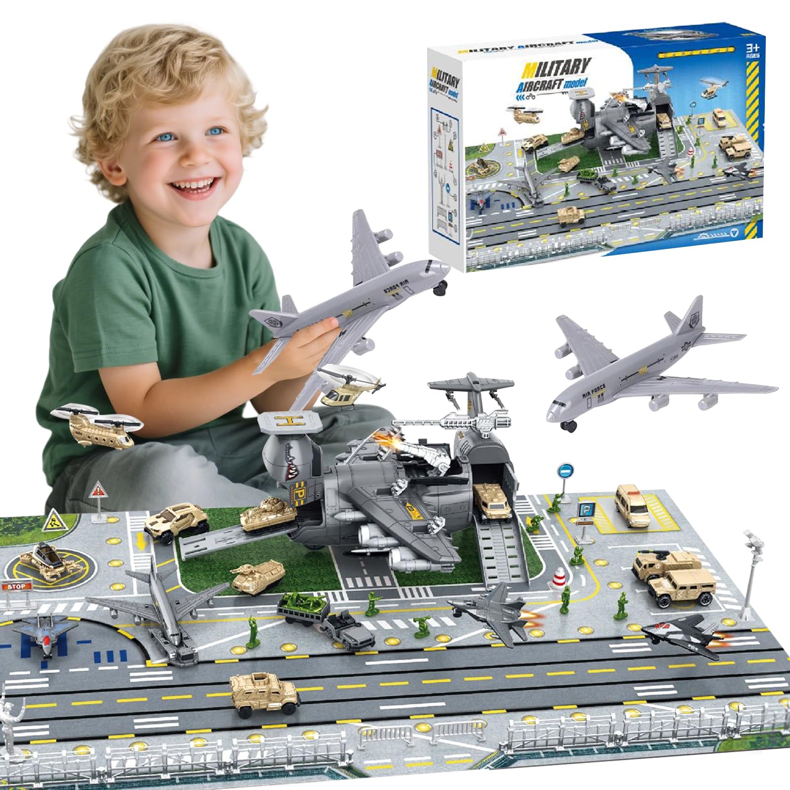 City Passenger Airplane Building Set - 5 In 1, 325 Pezzi, Aerei Ed Elicotteri, Regalo Per Bambini 6-12 Anni - 4