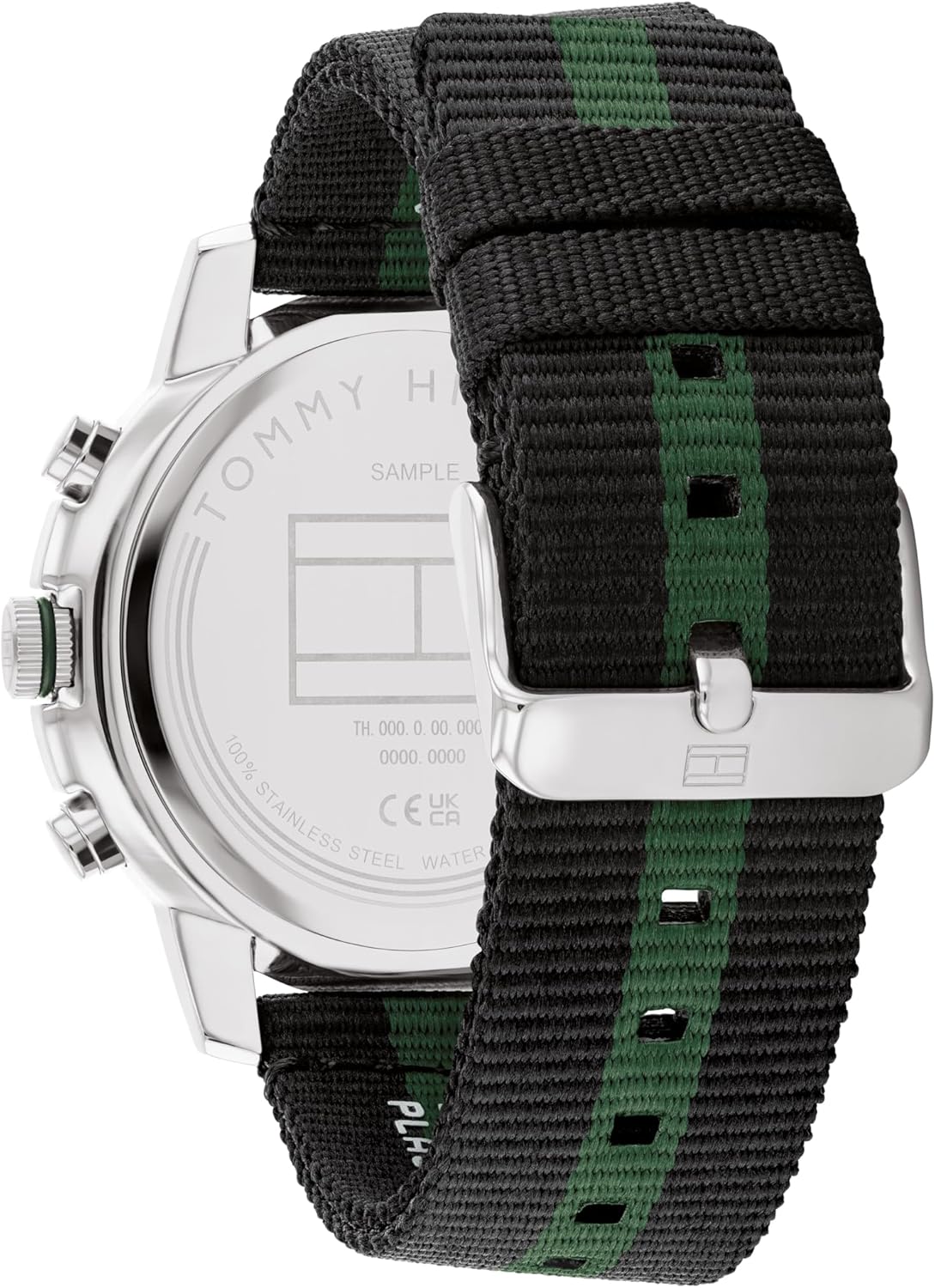 Tommy Hilfiger Ocean-Bound Collection for Men - Sporty Multifunction Wristwatch for Him - Recycled Plastic - Water-Resistant up to 5 ATM/50 Meters - Premium Fashion for Everyday Wear - 44mm