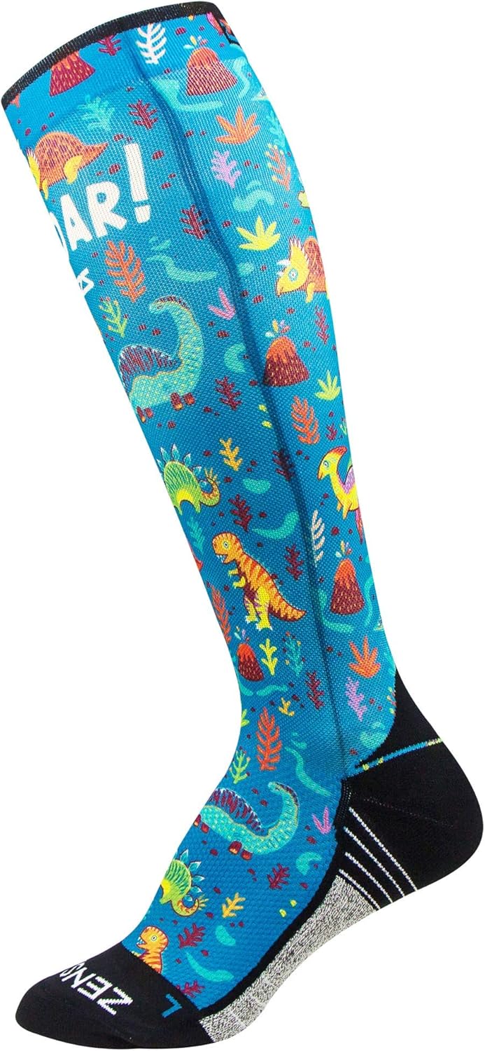 Zensah Anti-Blister Knee High Running Compression Socks for Men & Women