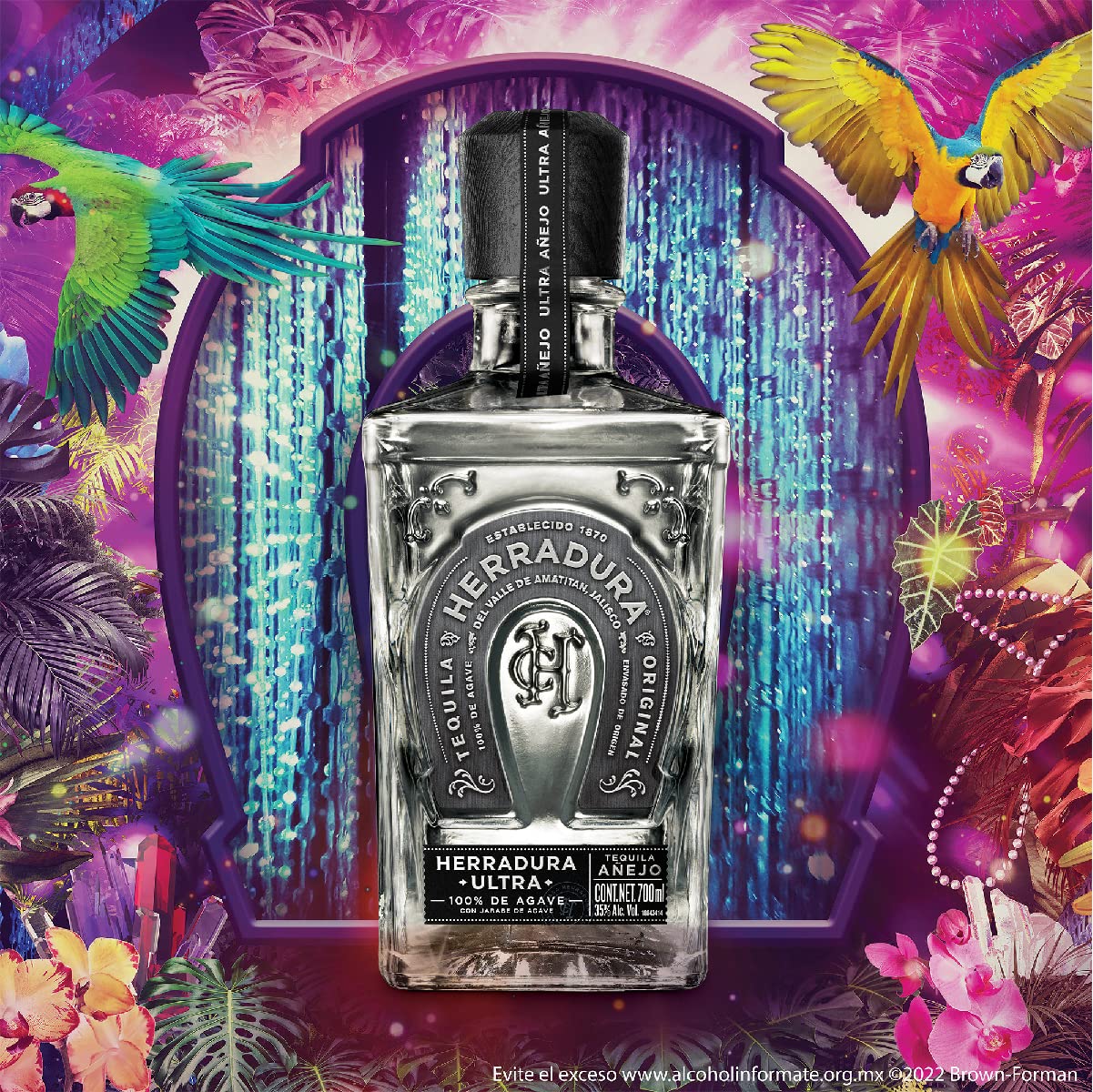 Herradura Ultra Tequila 700 ml 35% alc. vol. : Amazon.com.mx