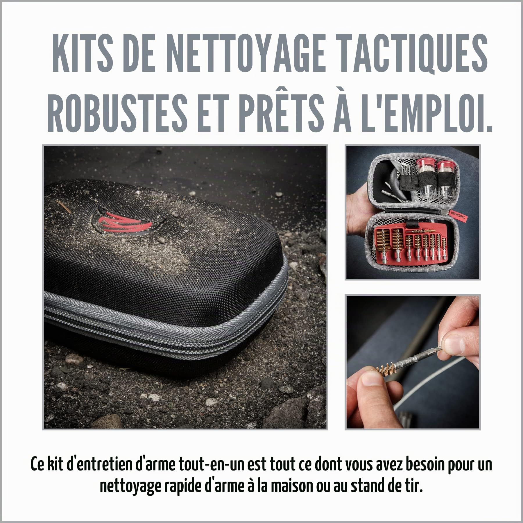 Real Avid AVGCK310-U Accessoire de Nettoyage d'arme Mixte, Gris, no Size