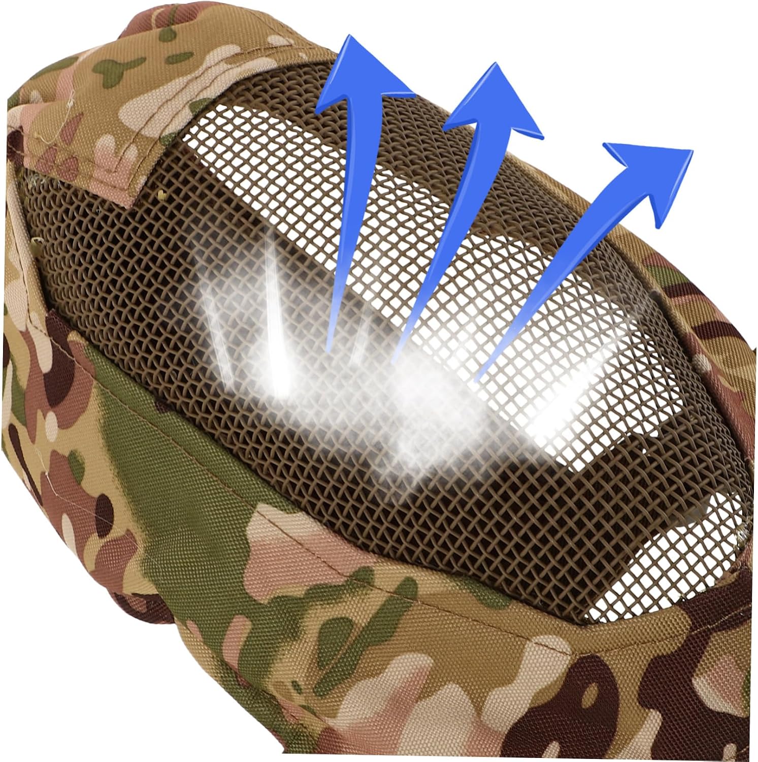 YARNOW Steel Mesh Face Mask for Fencing and War Games Breathable Protective Gear with Full Coverage Design for Training and Safety Use Robust Steel Construction