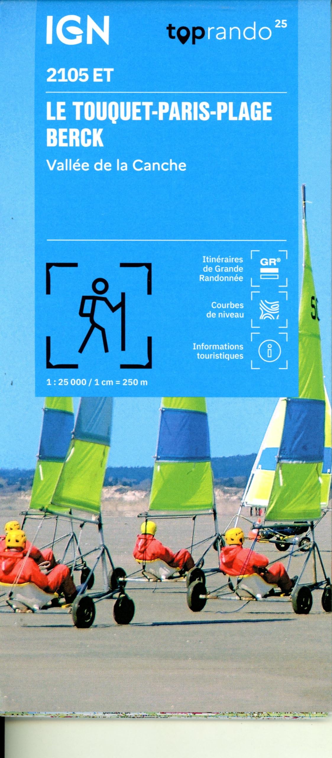 Le Touquet-Paris-Plage / Berck / Vallée de la Canche (2105ET): 1:25000 (TOP 25)