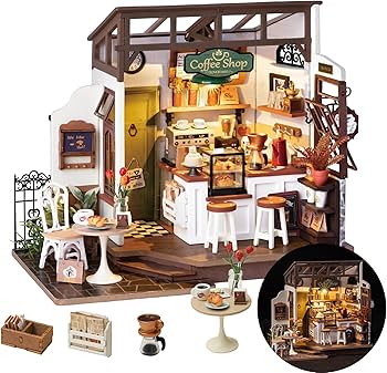 Amazon | ドールハウス ミニチュア 手作りキット ジオラマ セット DIY Amazon | ドールハウス ミニチュア 手作りキット ジオラマ セット DIY