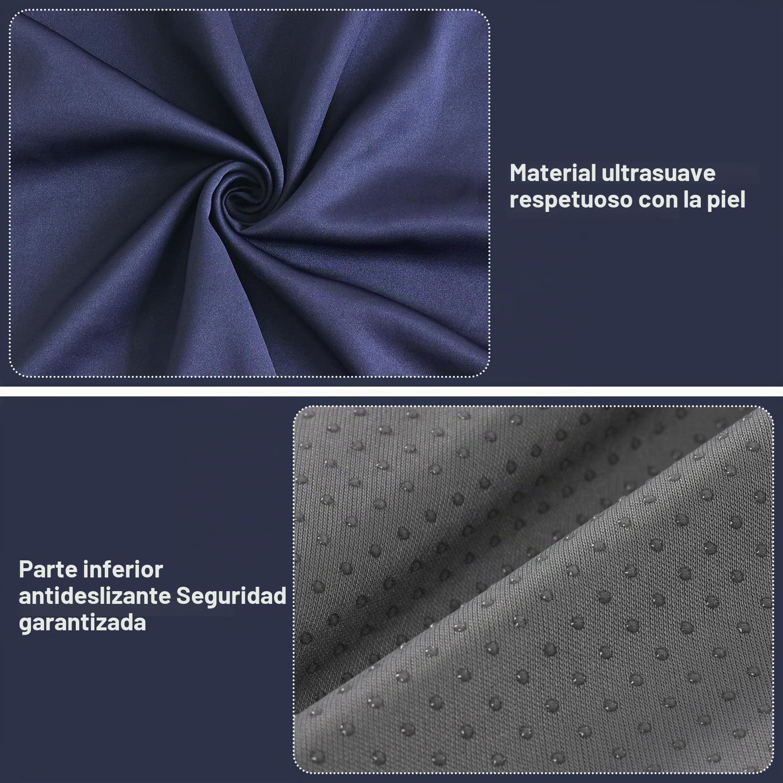 GOFORIT Cojín de espalda ergonómico para sillón reclinable y silla de columpio - 68 cm extra alto, suave cojín 2en1 para el cuello y la zona lumbar, antideslizante, funda lavable, para sofá y silla de