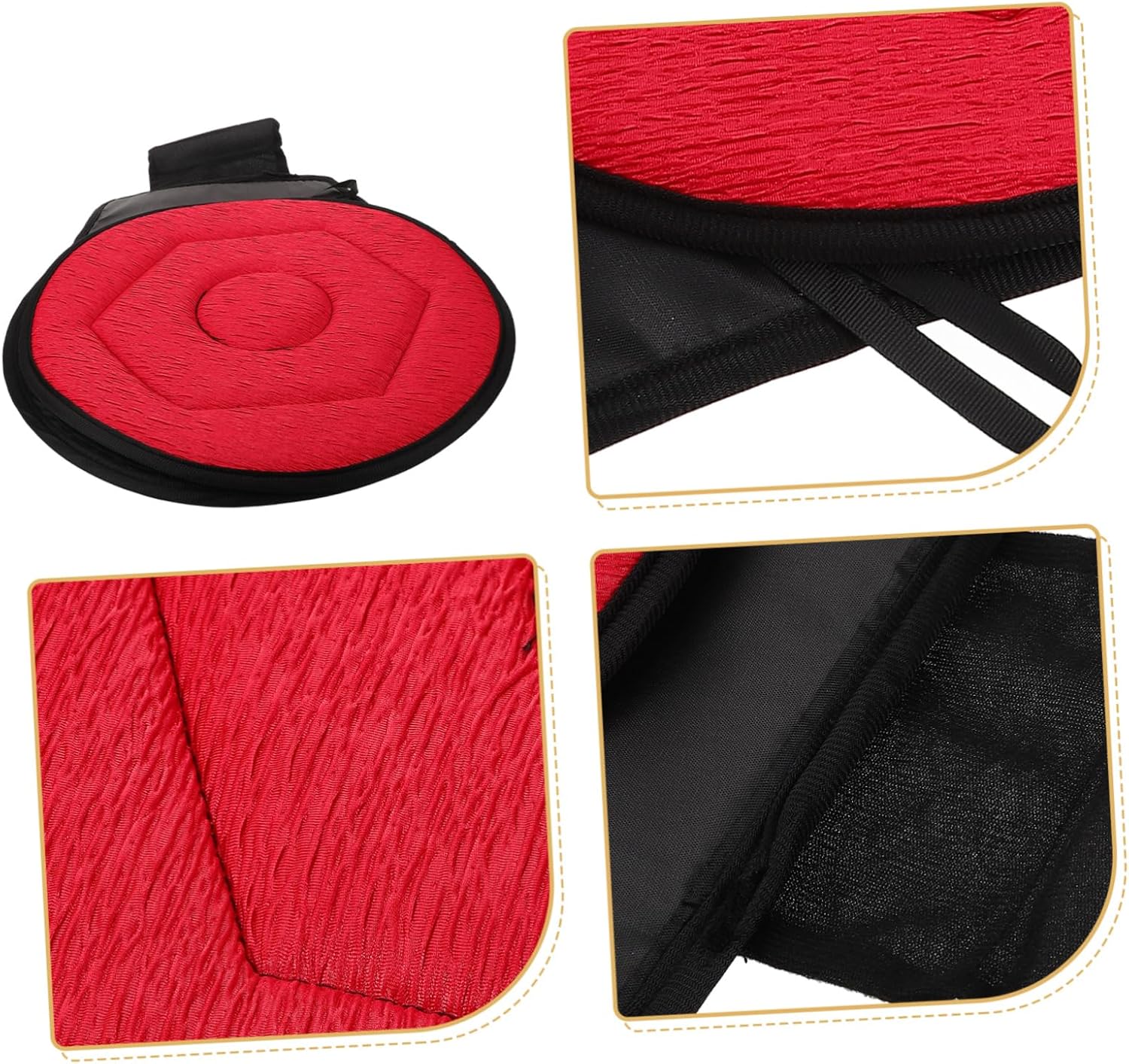 CHILDWEET Car Swivel Seat Pad Rotating Seat Cushion 360° Rotation Comfortable for Travel Outdoor Activities