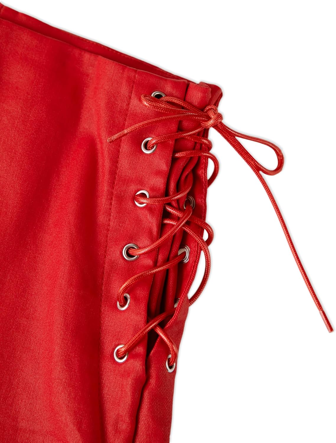 Leather Shorts for Women High Waisted Lace Up Side Stretchy Sexy Mini Booty Short Y2K Rave Club Party Concert Winter - Image 6