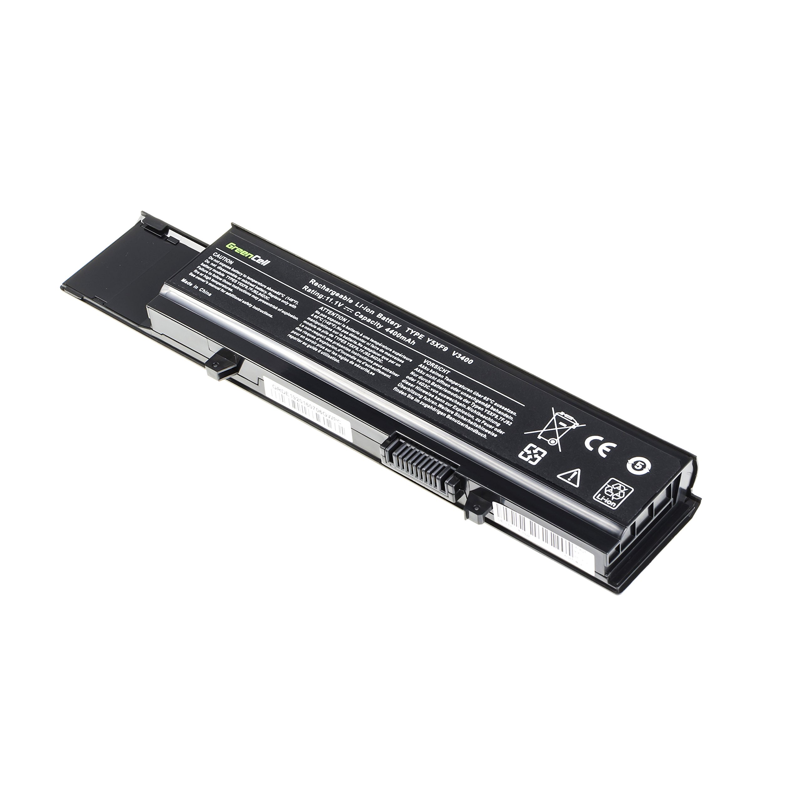 Green Cell 7FJ92 Y5XF9 CYDWV CWX2D Batterie pour Dell Vostro 3400 3500 3700, Dell Precision M50 Portable