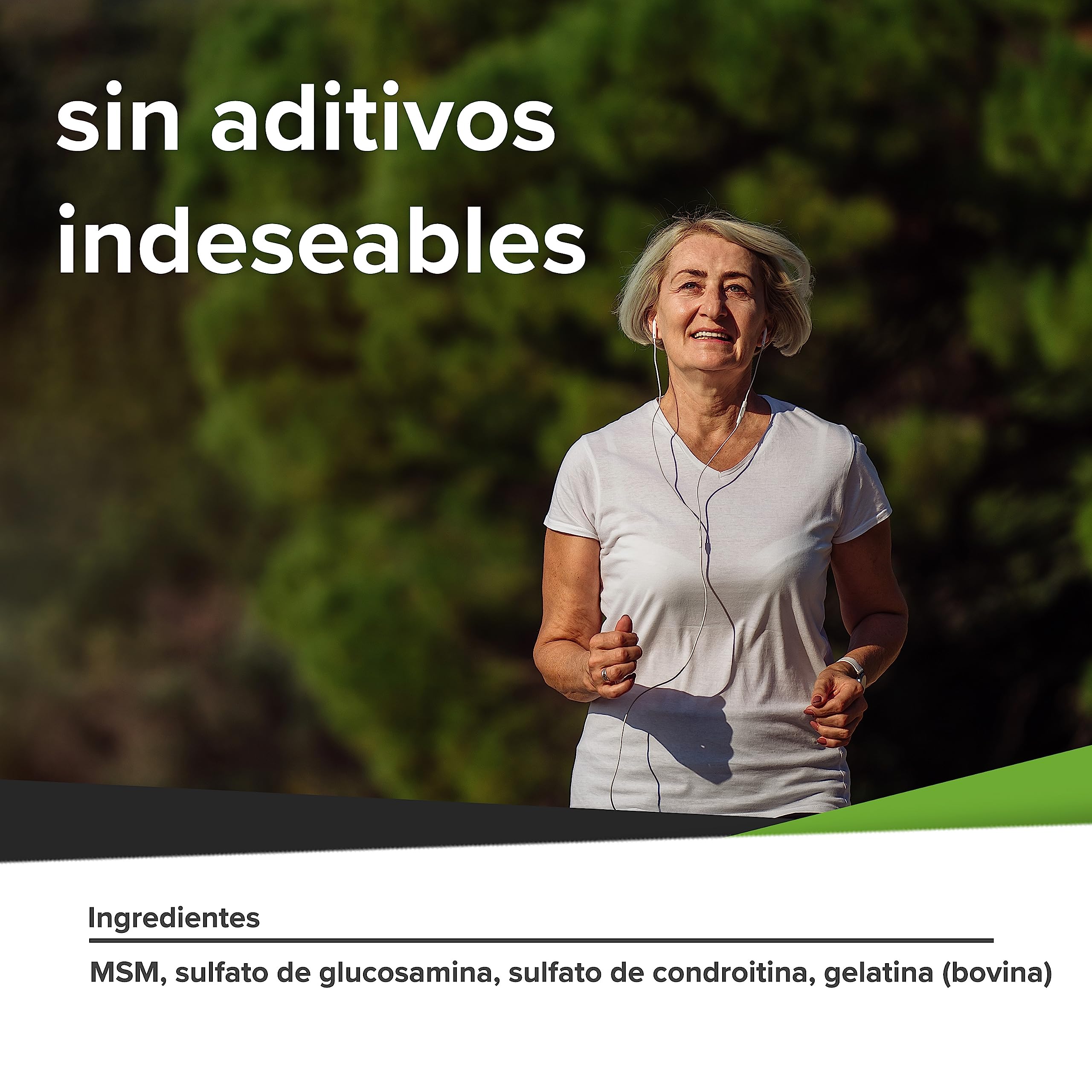Glucosamina condroitina & MSM capsule ad alto dosaggio I 3 x 195 capsule I 4500 mg al dose giornaliera I Integratore alimentare senza additivi e testato in laboratorio I 1 mese