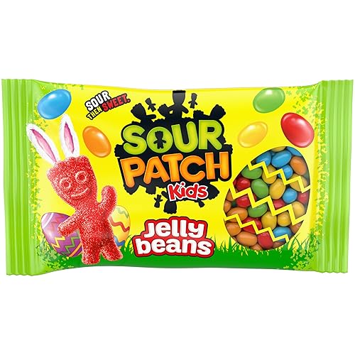 SOUR PATCH KIDS Jelly Beans, caramelo de Pascua, 10 onzas
