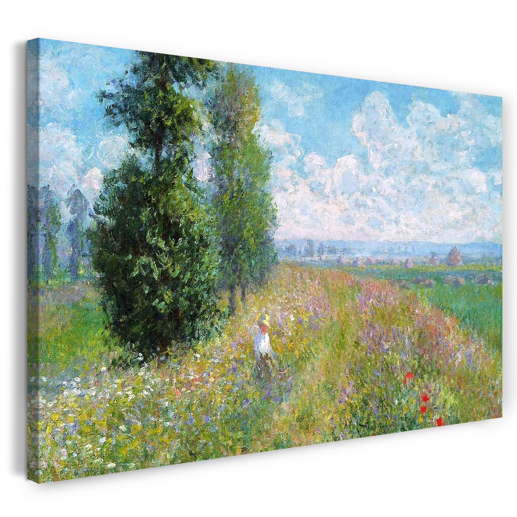 Claude Monet impression sur toile poésie nature peinture de maître murale 100x70