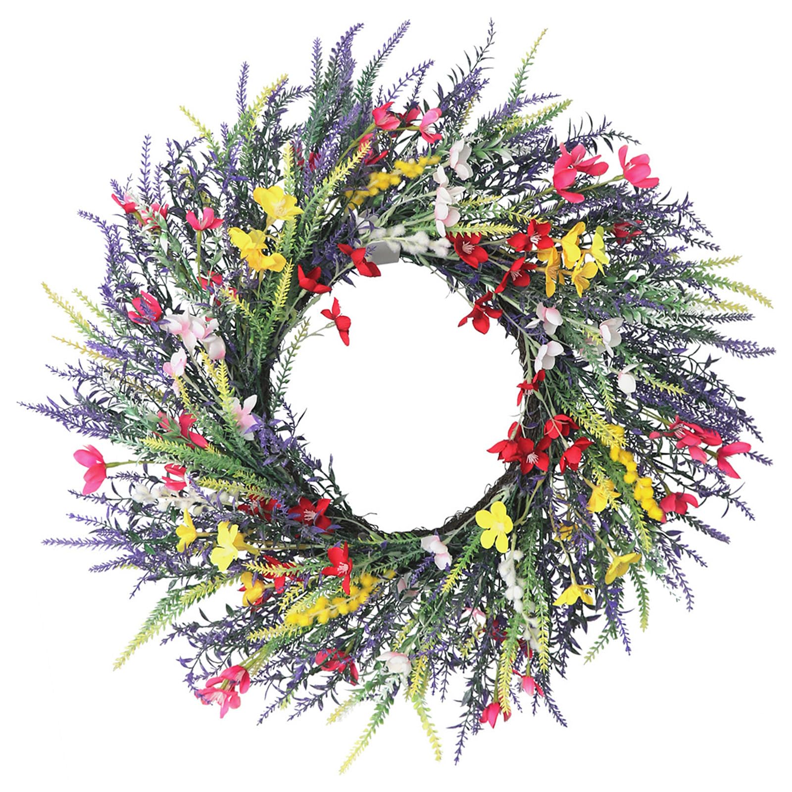Artificial Lavenders Wreath Exquisite Silk Flower Garlands Suitable for Indoor Outdoor and Event Decorating Lavenders Flower Wreath