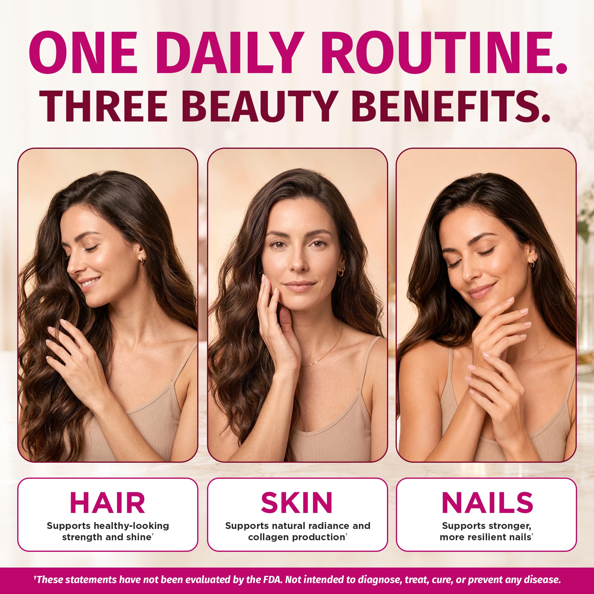 1 Body Hair Skin & Nails with Biotin, Vegan Vitamins, 60 Capsules — Amazon image 4