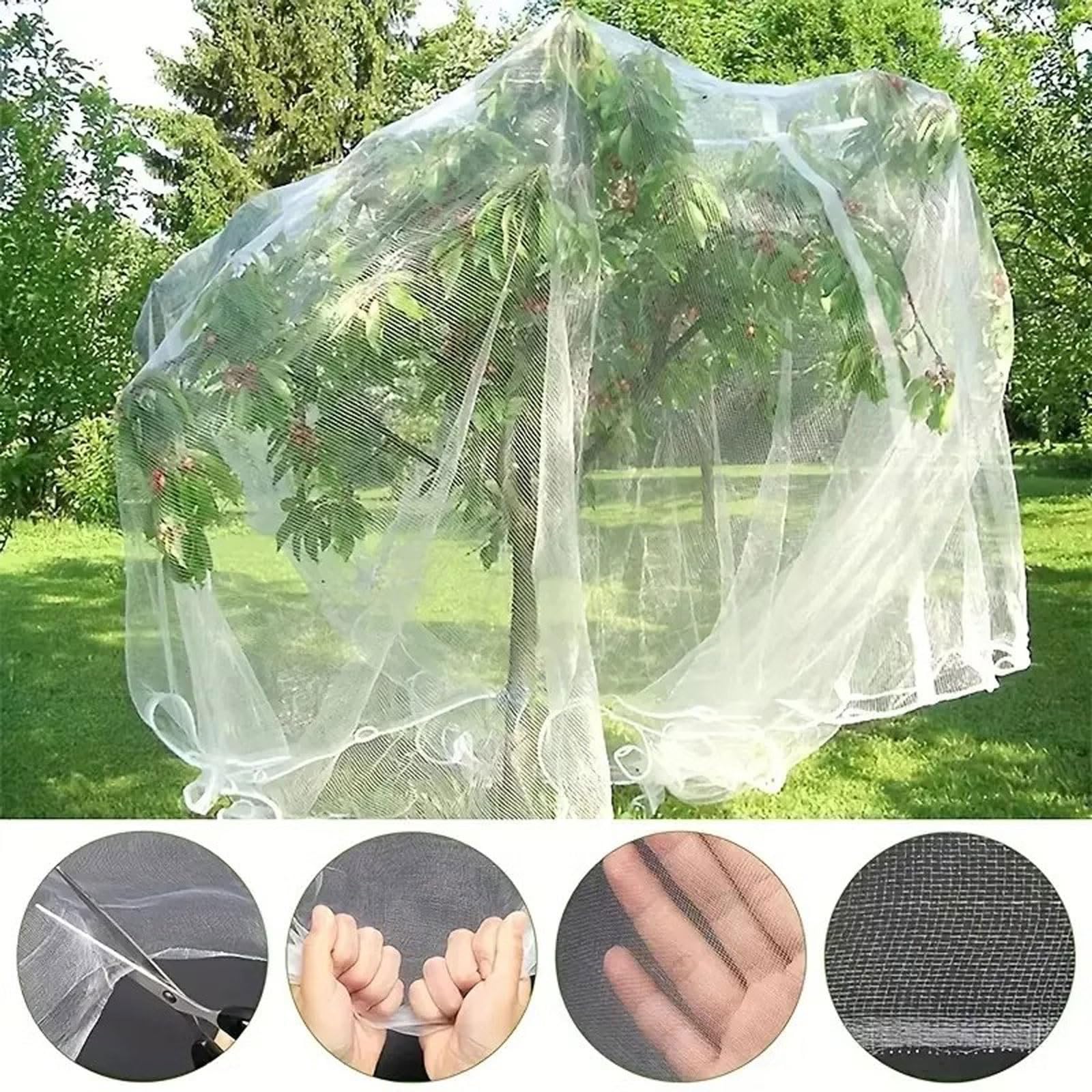 Filet anti-insectes de jardin en maille fine pour protéger les légumes, couverture durable contre les parasites, idéal pour les légumes et la protection des cultures