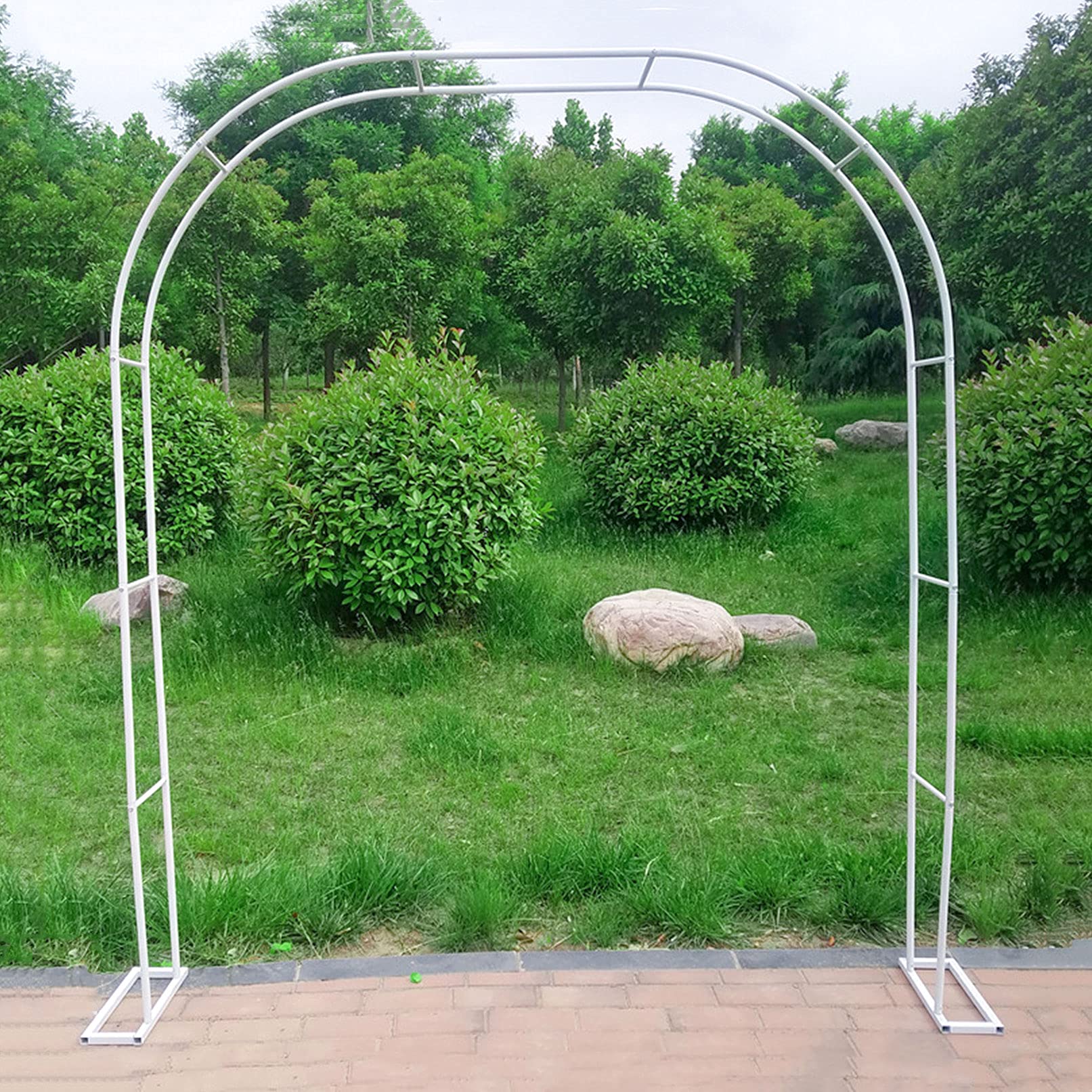 Łuk ogrodowy na ślub, metalowa kratka do roślin pnących, na zewnątrz, drewniana pergola w kolorze czarnym/białym, zielonym, różanym kolumna, dekoracyjna konstrukcja ogrodowa