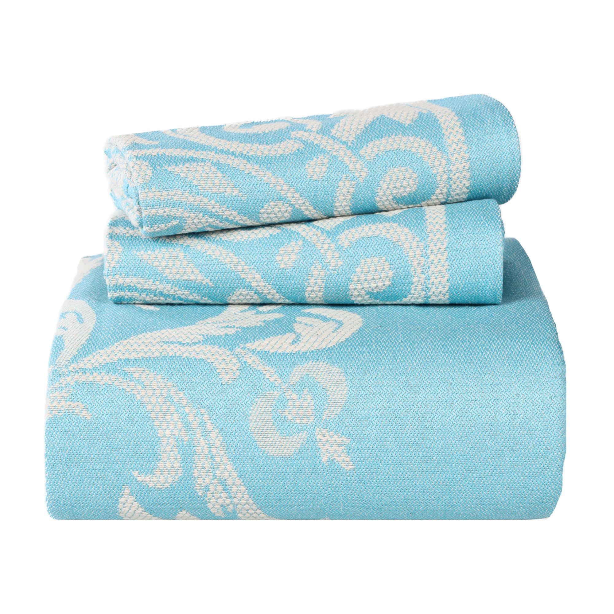 Superior Bedspread, Cotton Polyester, Ada Aqua, King