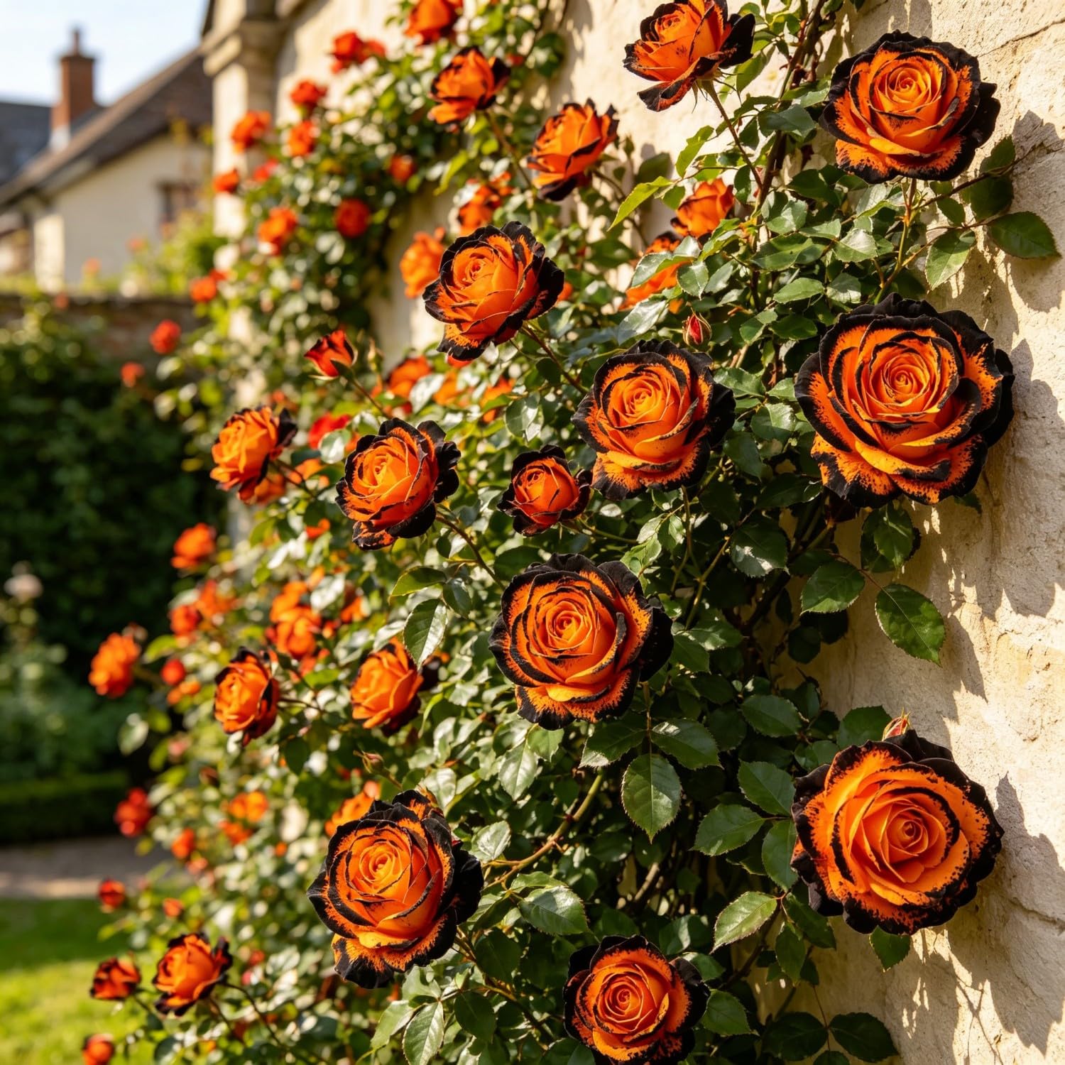 Climbing Rose-Hardy Perennial,Garden Flowers,Ornamental Flowers,Wedding Flowers，Professional Planting for Stunning Garden Displays-500pcs-E