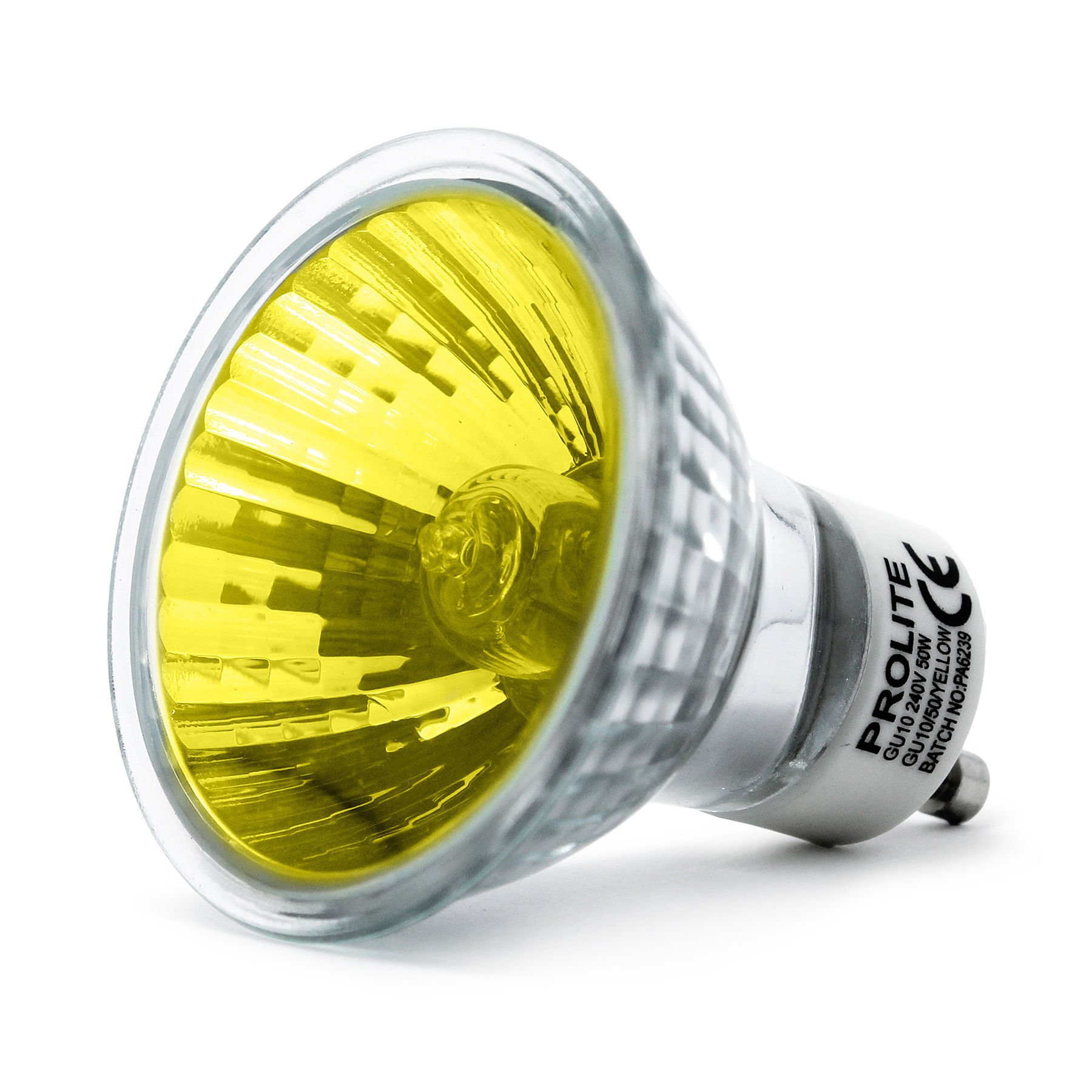 50W GU10 240V YELLOW
