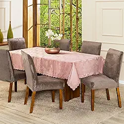 Kit com 4 Capas de Cadeira Jantar Lisa em Veludo Splendore Ajustável com Elástico - Tecido Suede Protetor Para Cozinha Toque Macio Aveludado (Taupe)