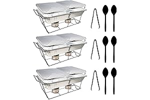 Party Essentials Chafing Dish Buffet Set Serving Kit Food Warmers for Parties...