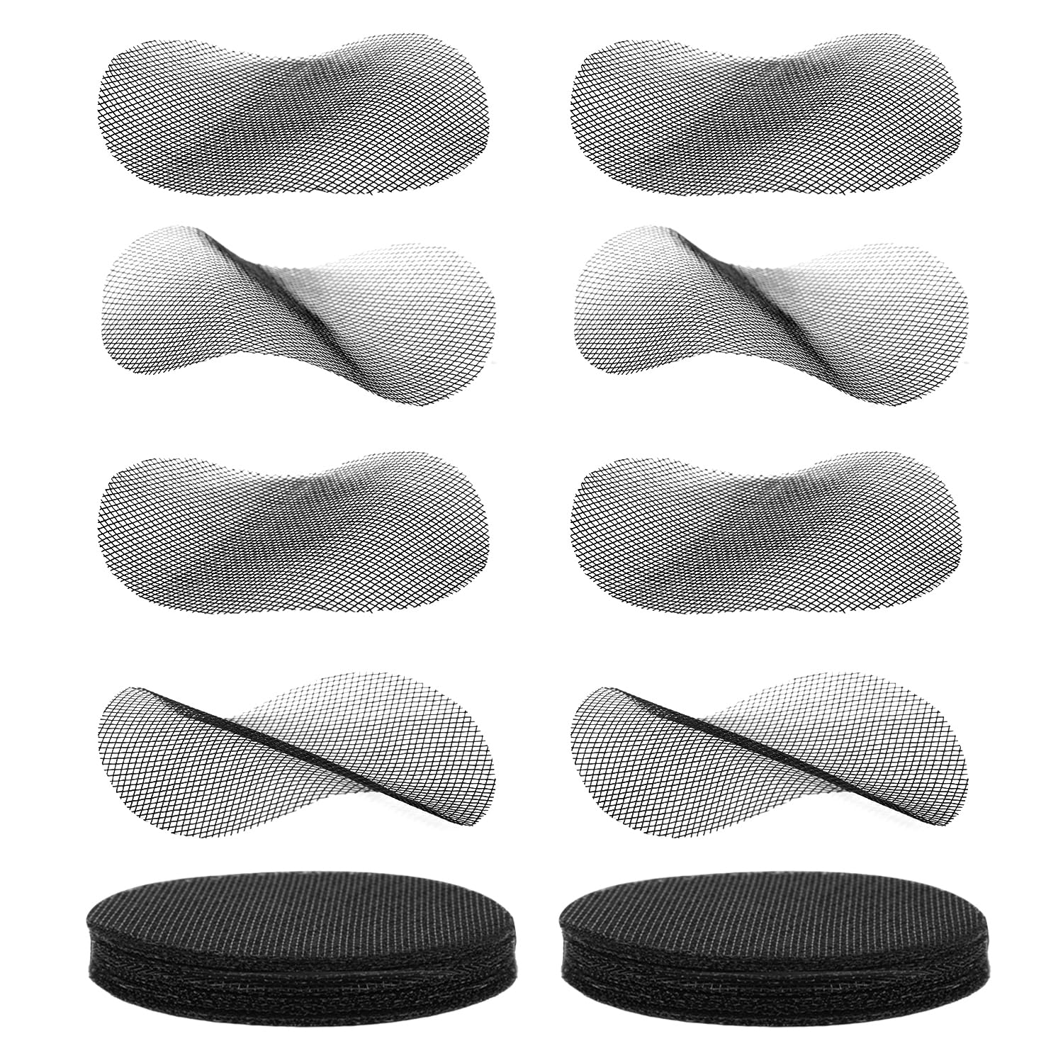 NQEUEPN 50 Piezas Malla Agujeros Maceta, Redondas Macetas Pantallas para Agujeros de Drenaje 5cm Malla Drenaje Macetas Jardinería Malla para Estera de Rejilla Inferior para Macetas Bonsai