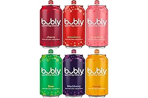 bubly Sparkling Water Variety Pack: Savor the Crisp Flavor of Fruit-Infused Bubbles