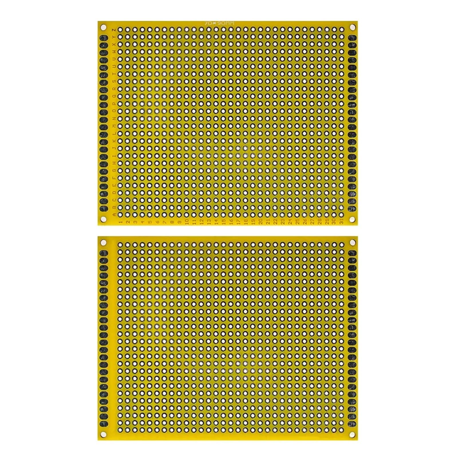 Placa PCB de doble cara de 7 x 9 cm para solucionar la falta de espacio en circuitos DIY