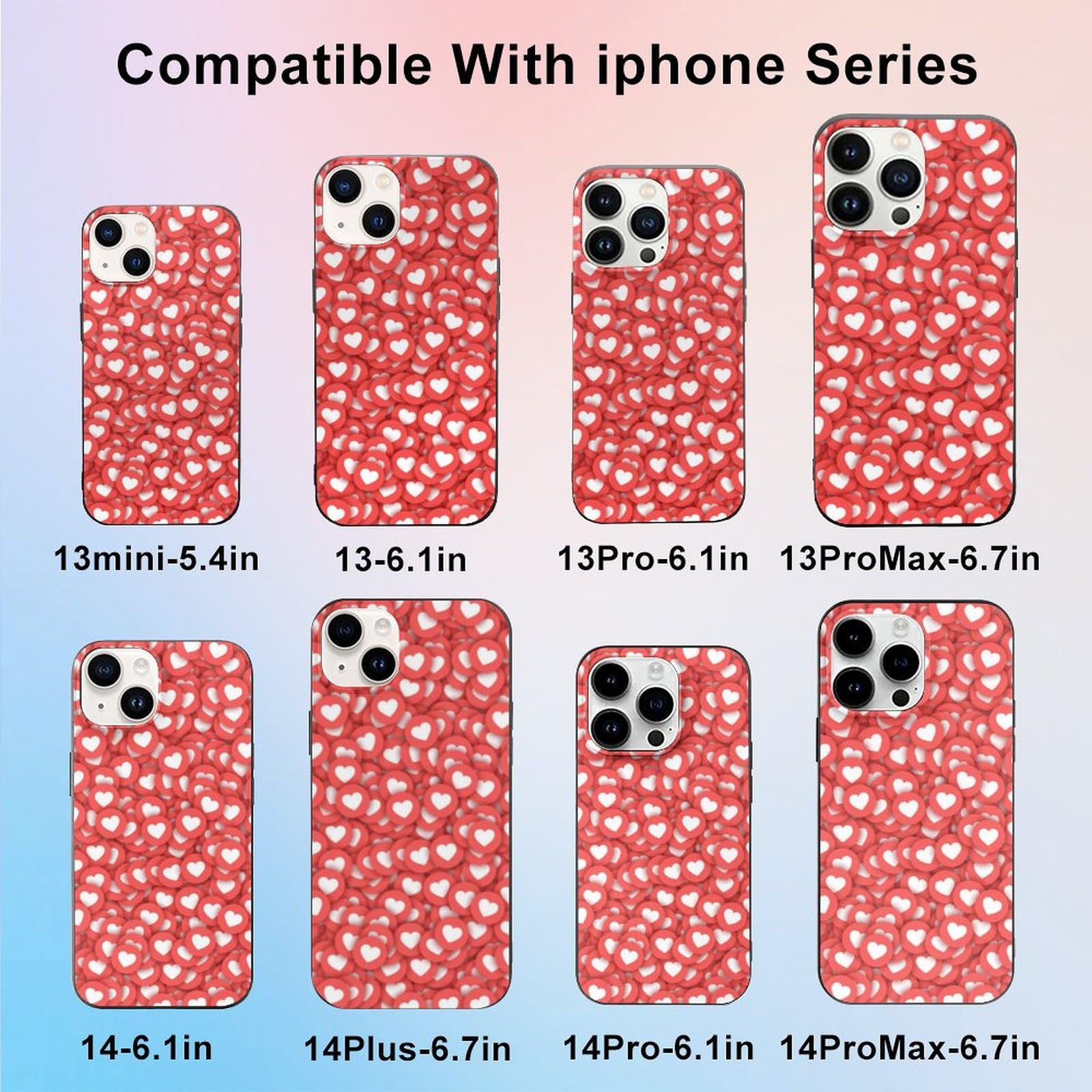 iPhone 16 Pro Max用ケース レッドハート iPhone 16 Pro Max用ケース レッドハート