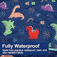 Vista 3 de Accmor 5 Pack Long Sleeve Bibs, Baby Smock Waterproof Sleeved Bib Smock for Baby Toddler 6-36 Months