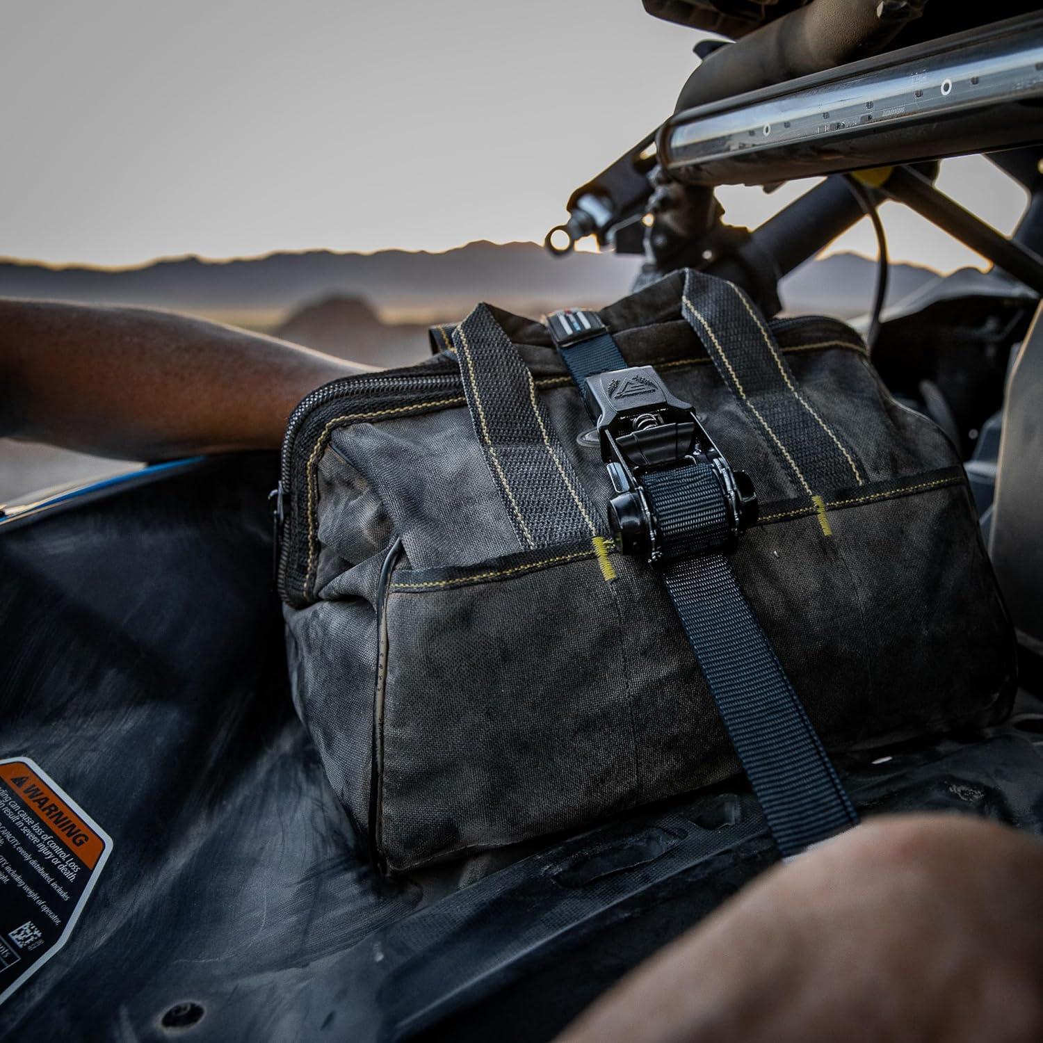 Ratchet Tie Down Straps (4 Pack) - 1,823lb Max Break Strength incl. (4) Heavy Duty 1" x 15' Rachet Tie Downs with Hooks & Handles Best for Moving Securing Cargo by Straight Jacket Crew (Black) - Image 7