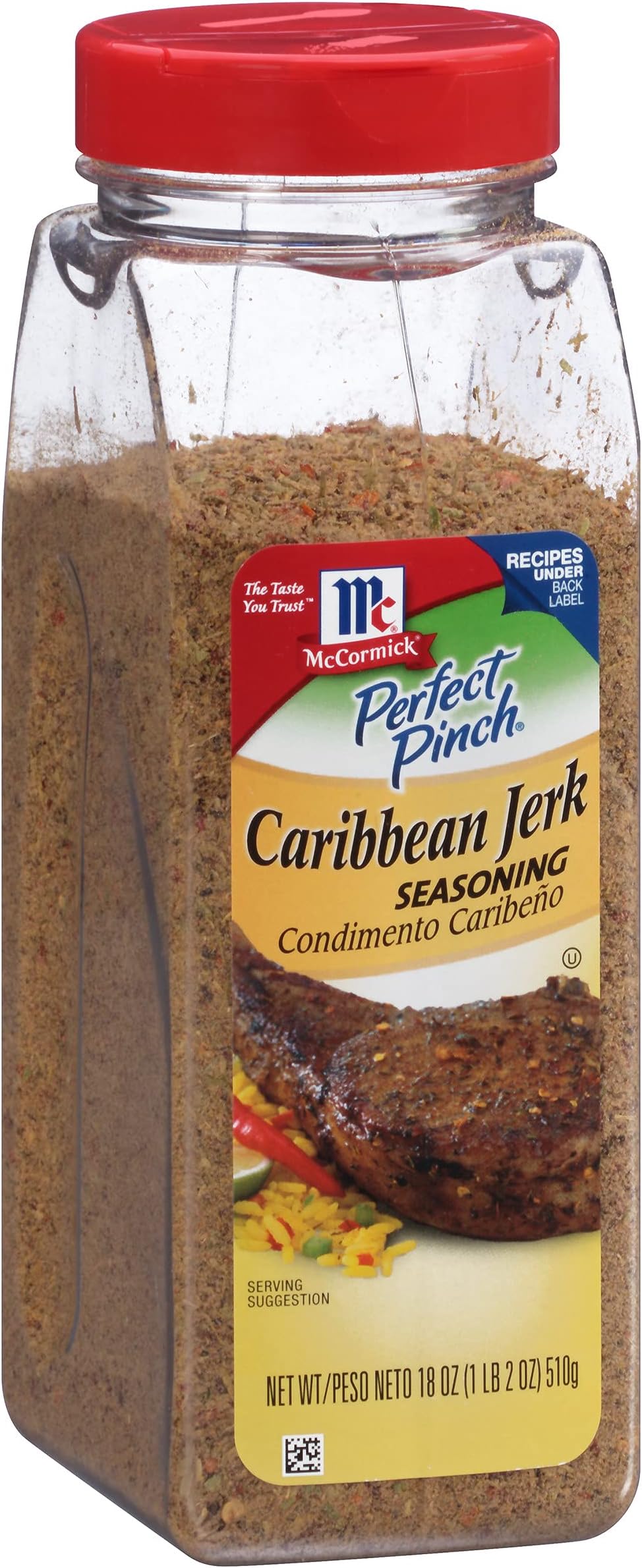 McCormick Perfect Pinch Caribbean Jerk Seasoning 510g Tub