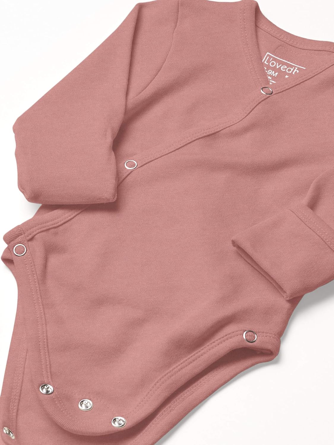 L'ovedbaby unisex-baby Organic Cotton Baby Kimono Bodysuit