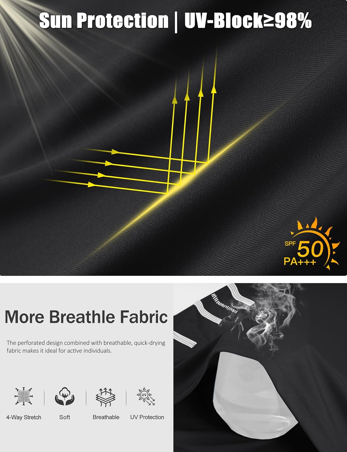 TACVASEN Mens Athletic Short Sleeve Shirts Workout Dry Fit Running Rash Guard UPF 50+ Breathable Gym T-Shirts - Image 4