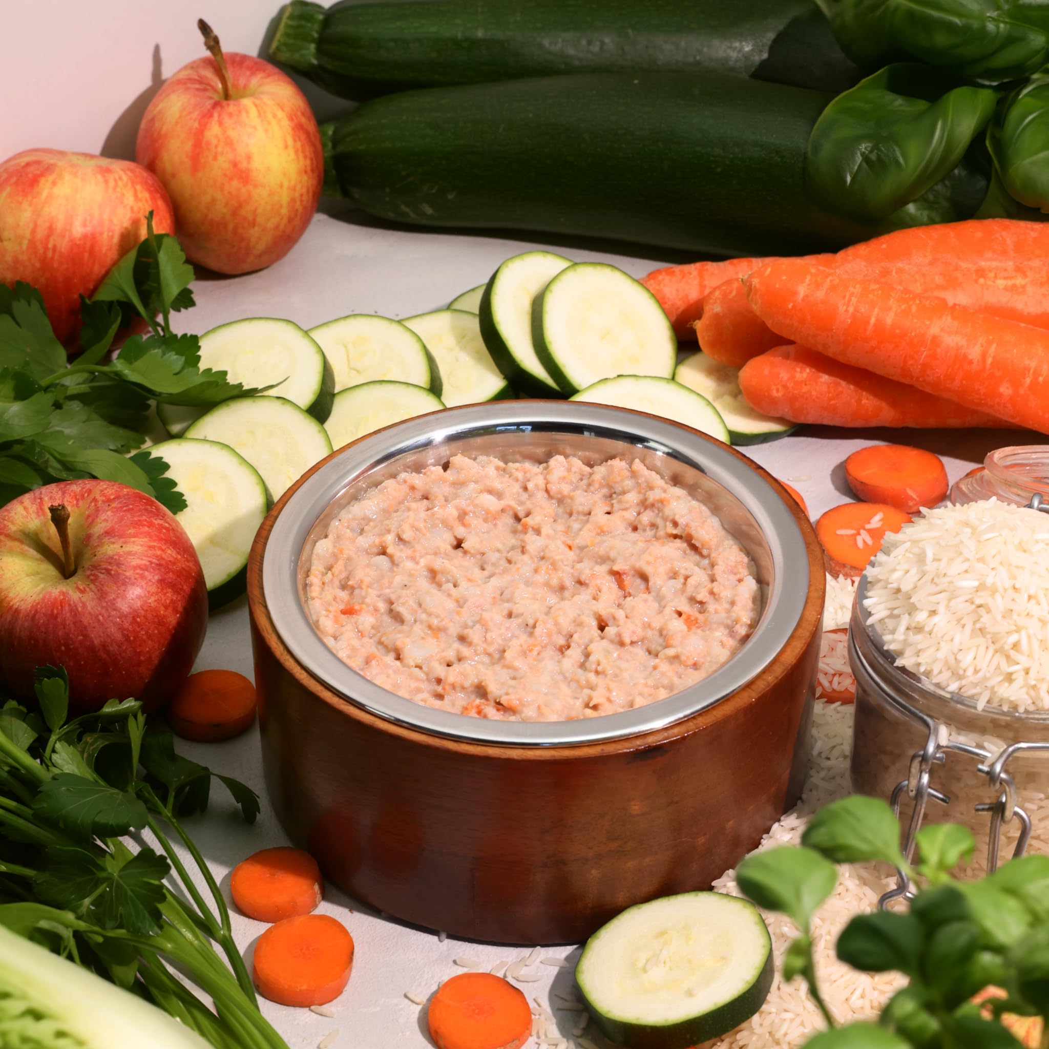BIOPUR Premium Bio Hundefutter Huhn, Reis & Karotten für Hunde-Senioren 12x400 g – Nassfutter aus Bio-Zutaten in Lebensmittelqualität für ältere Hunde
