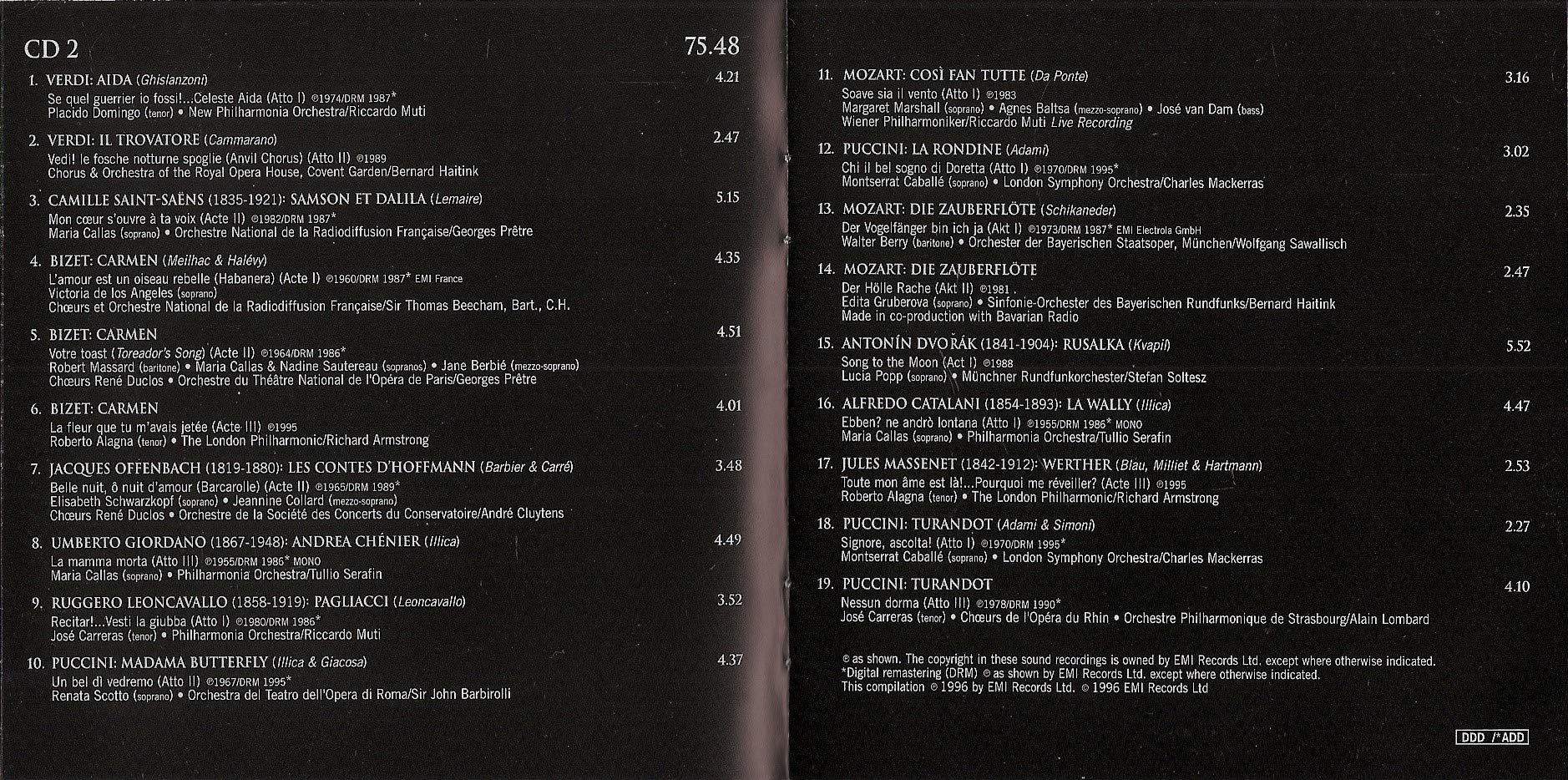 Best Opera Album in the World