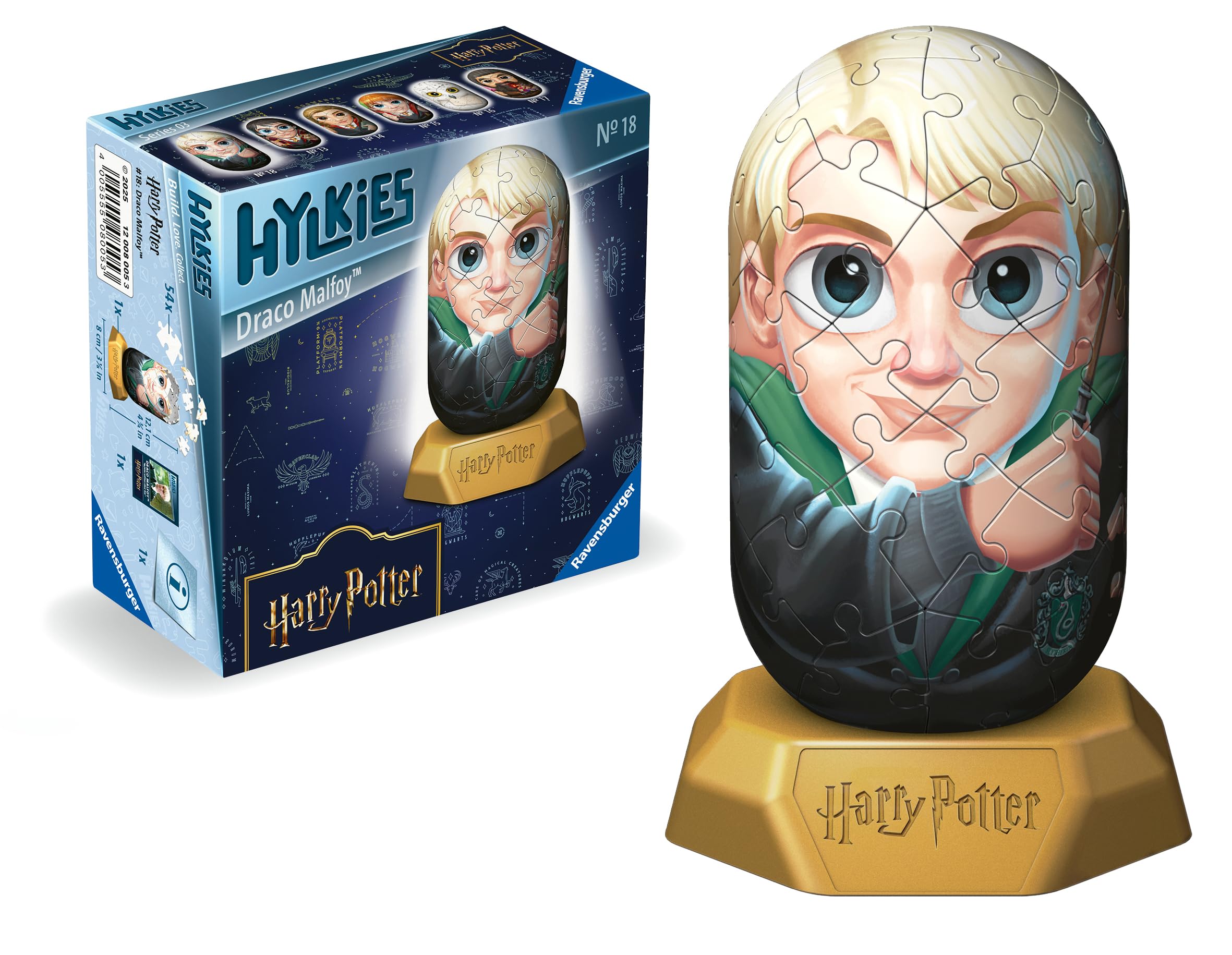 Ravensburger Hylkies Figures Draco Malfoy - Harry Potter Gifts for Kids and Adults Age 6 Years Up - Collectable Toys and 3D Puzzles