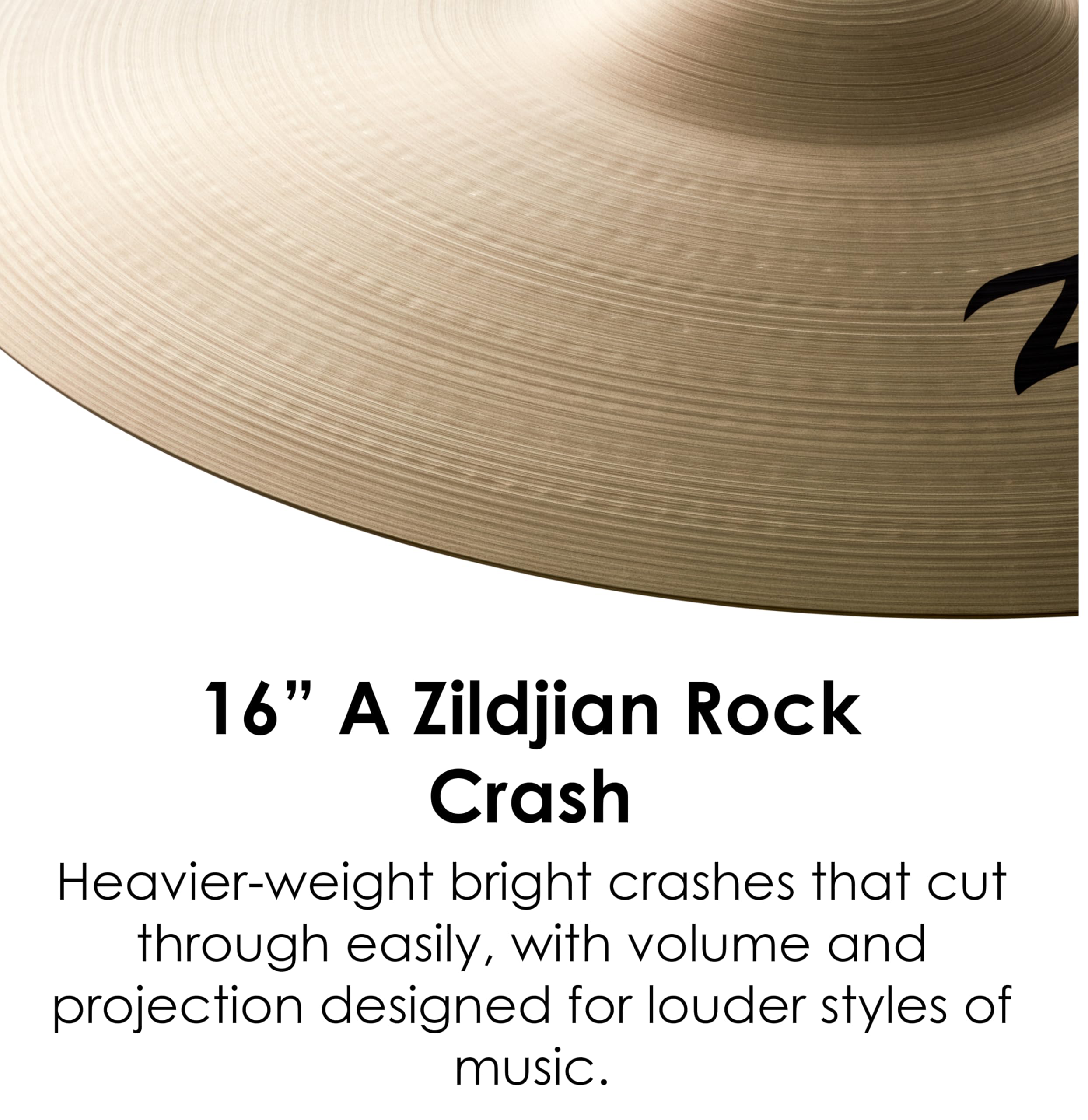 Amazon.co.jp: ジルジャン ロッククラッシュシンバル ヘビー A 16