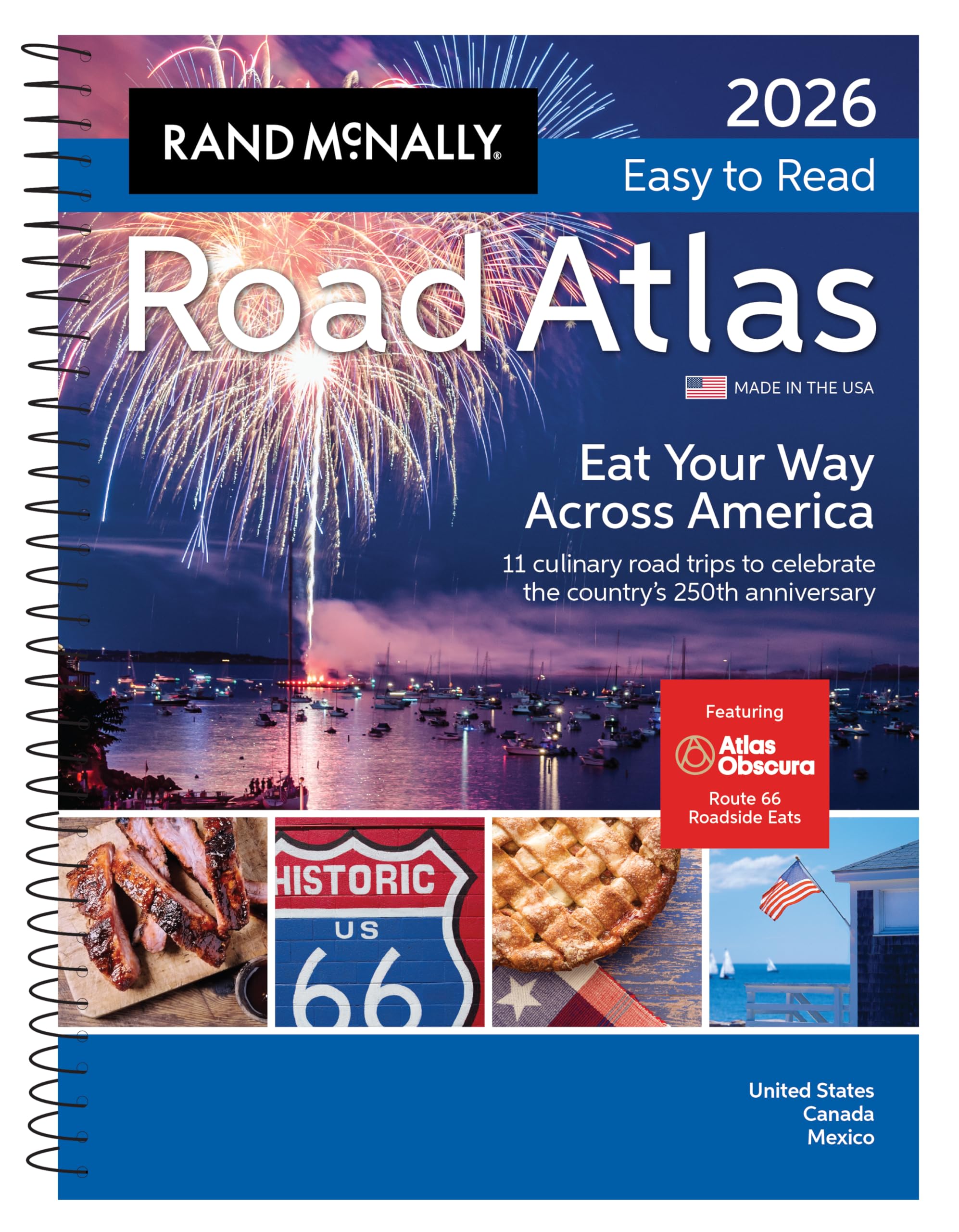 2026 Rand McNally Easy to Read Midsize Road Atlas