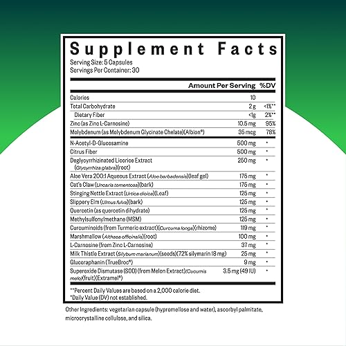 Miniatura 2 de Seeking Health Óptimo IG, Apoyo digestivo y gastrointestinal, Suplemento sin glutamina, vegano y vegetariano (150 cápsulas)*