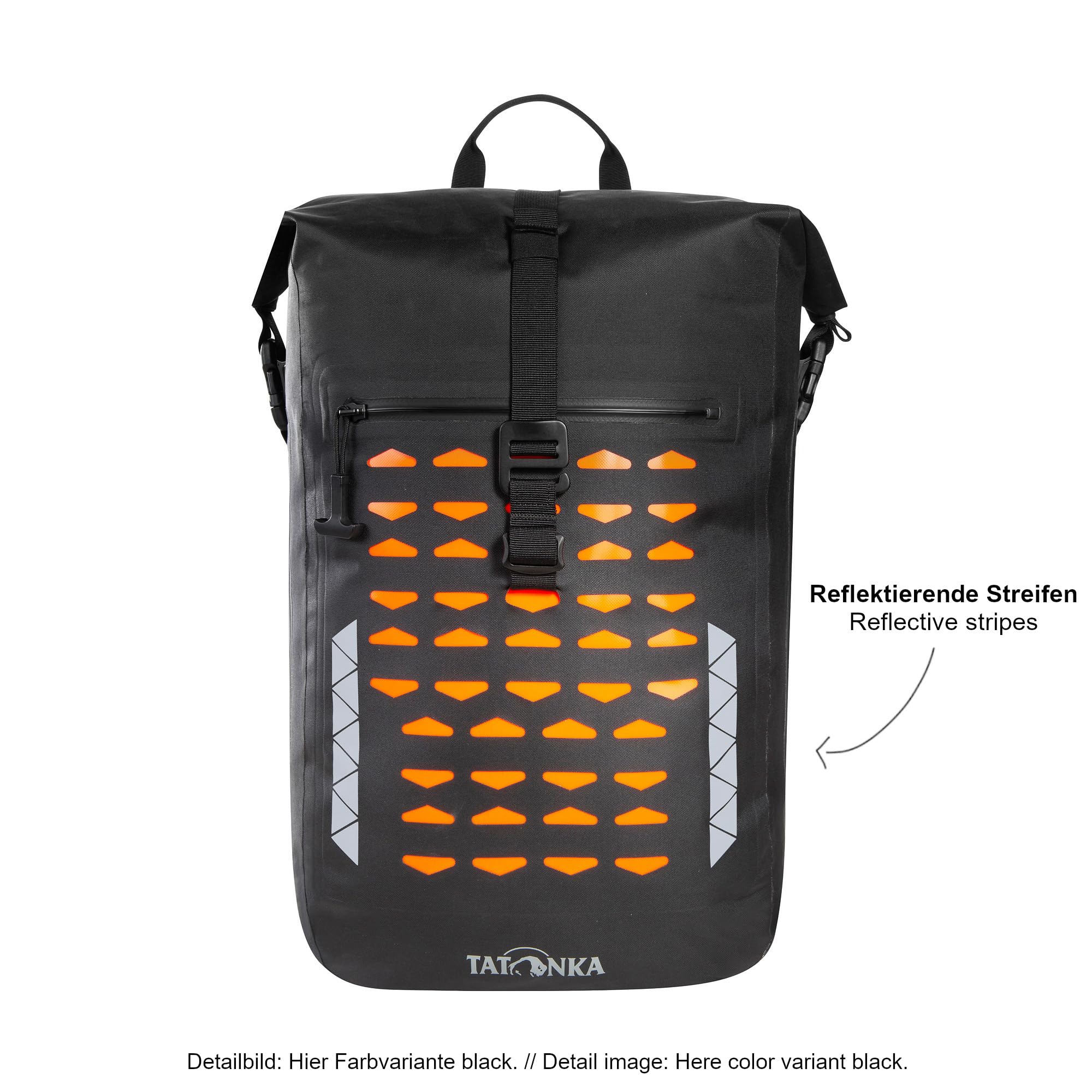 Tatonka Commuter Rolltop 30 WP - Wasserdichter Rolltoprucksack für ein Notebook, MOLLE-System, 30 Liter