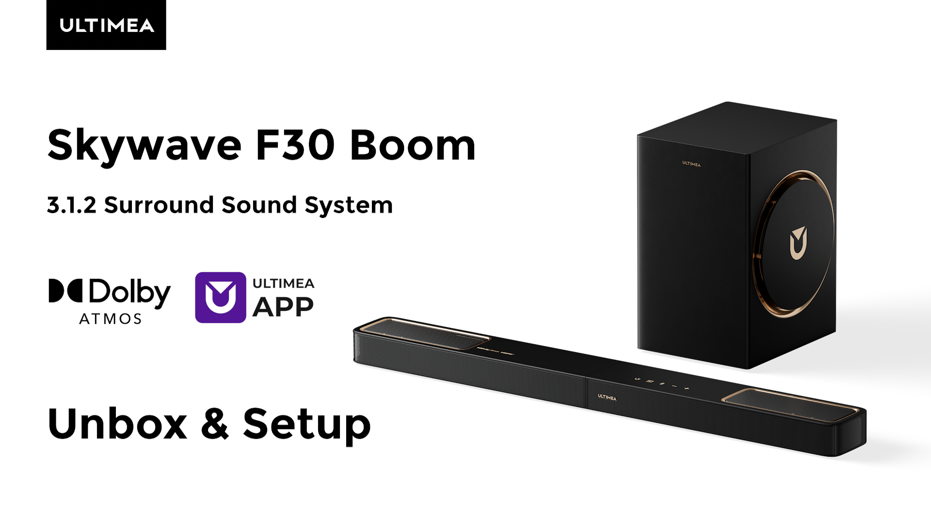 Amazon.com: ULTIMEA 3.1.2ch Sound Bar with Subwoofer, Dolby Atmos