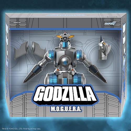 Miniatura 2 de Super7 ULTIMATES! Toho HeiSei M.O.G.U.E.R.A. - Figura de acción de Toho Godzilla de 8 pulgadas con accesorios, coleccionables de películas clásicas