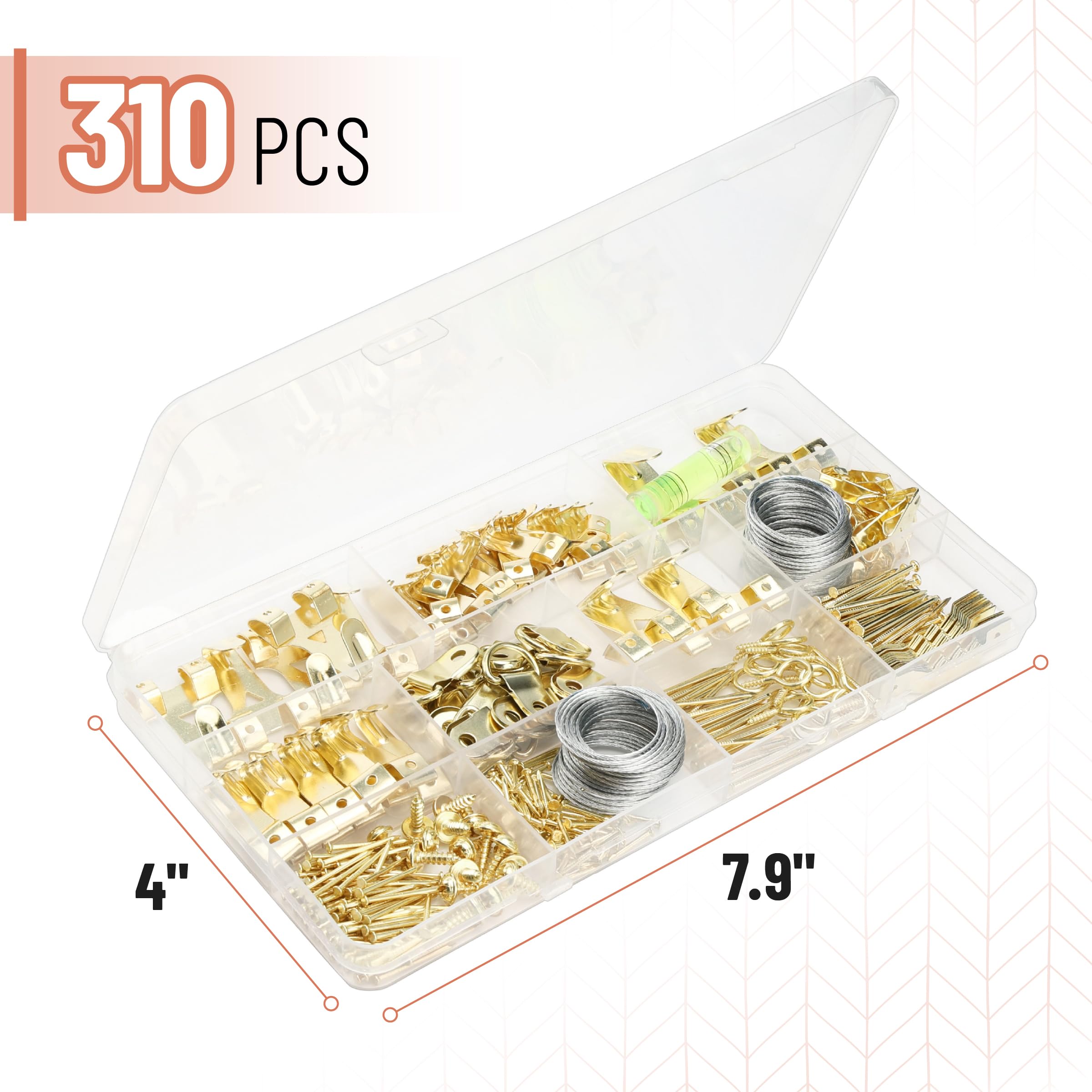 Mr. Pen Picture Hanging Kit - 310 Pcs -2