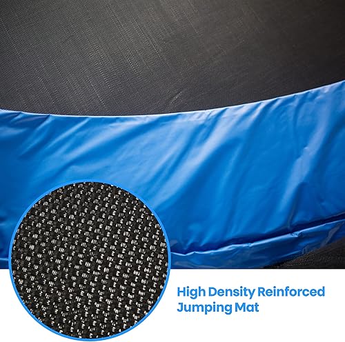 Miniatura 5 de Koreyosh - Trampolín de 8 pies/10 pies/12 pies con red de seguridad y escalera, mesa delimitadora, combo de trampolín recreativo para niños