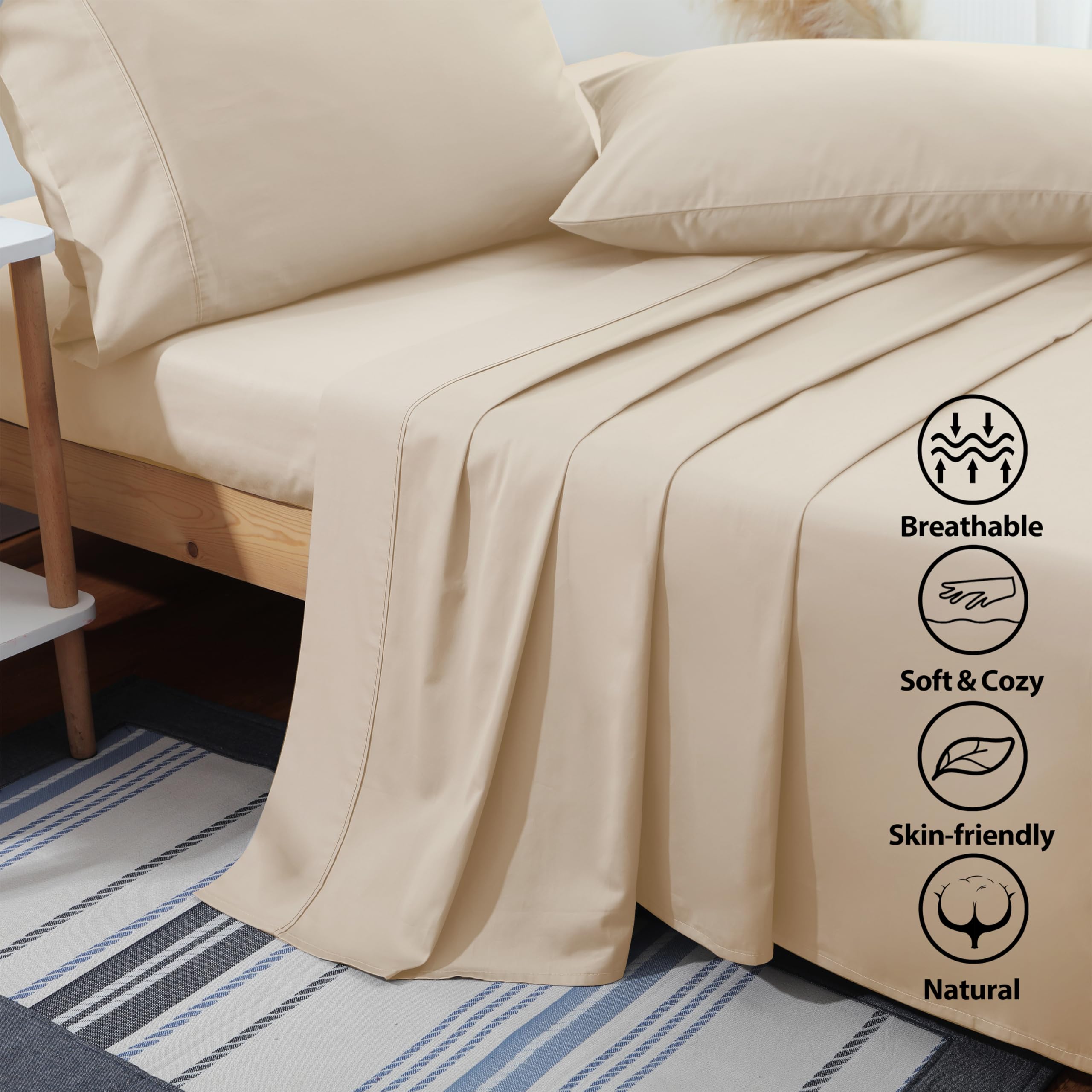 L'ensemble draps rayonne de bambou et coton égyptien 330 fils au pouce Pour matelas jusqu'à 16 po | Hôtels Le Germain L'ensemble draps rayonne de bambou et coton égyptien 330 fils au pouce Pour matelas jusqu'à 16 po | Hôtels Le Germain